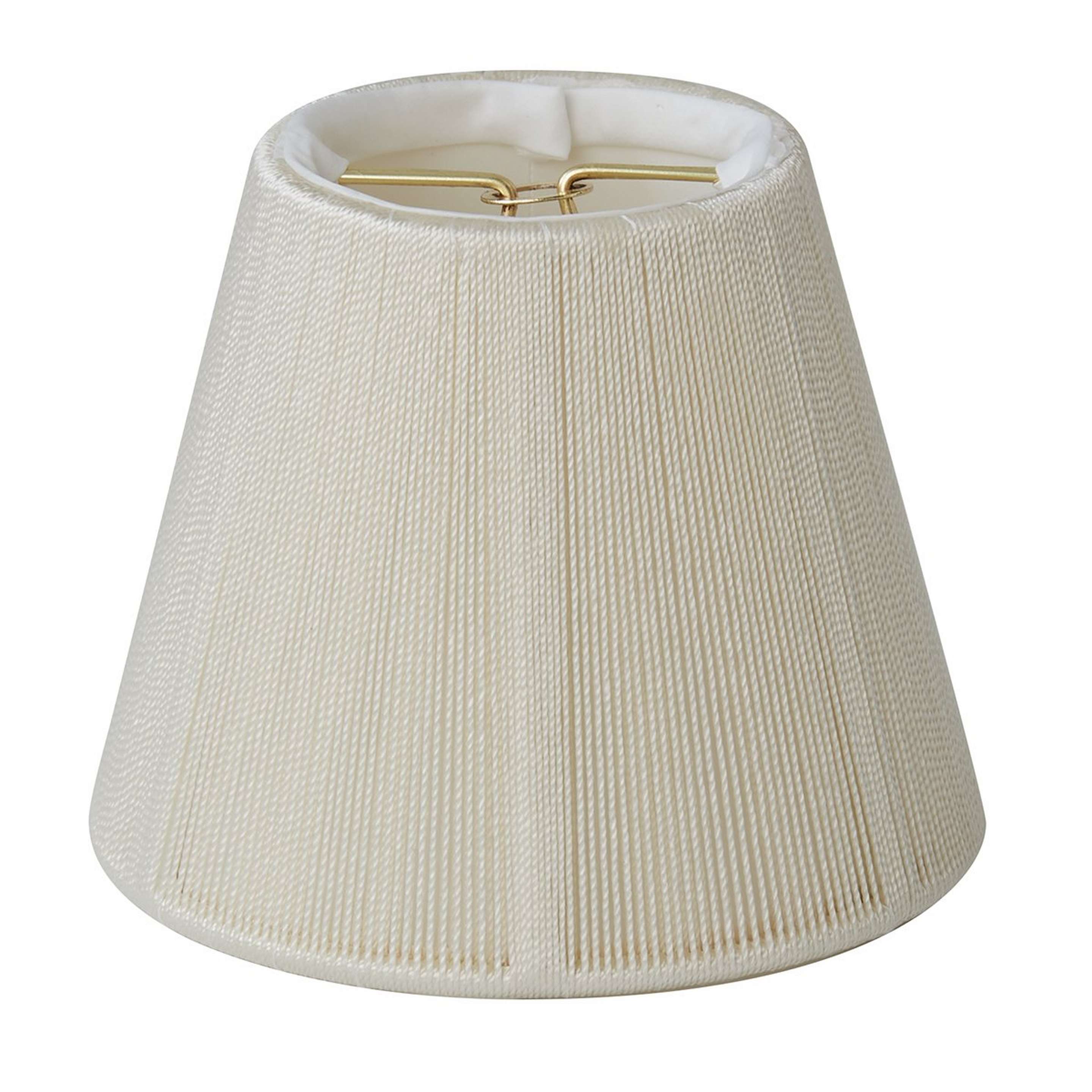 A 5" String Chandelier Lamp Shade with White color