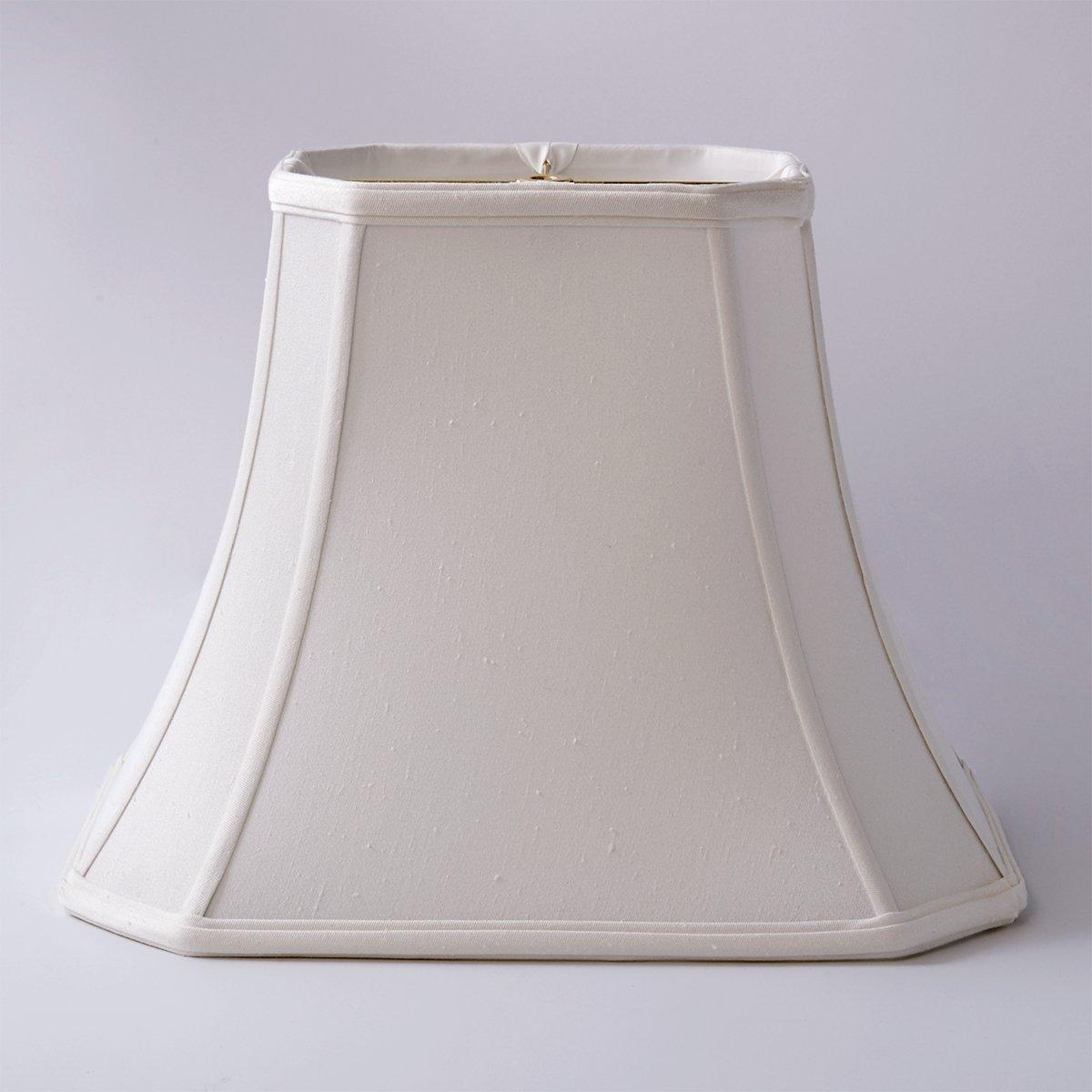 Black White Lining Rectangle Cut Corner Silk String Lamp Shade – Lamp &  Shade Solution