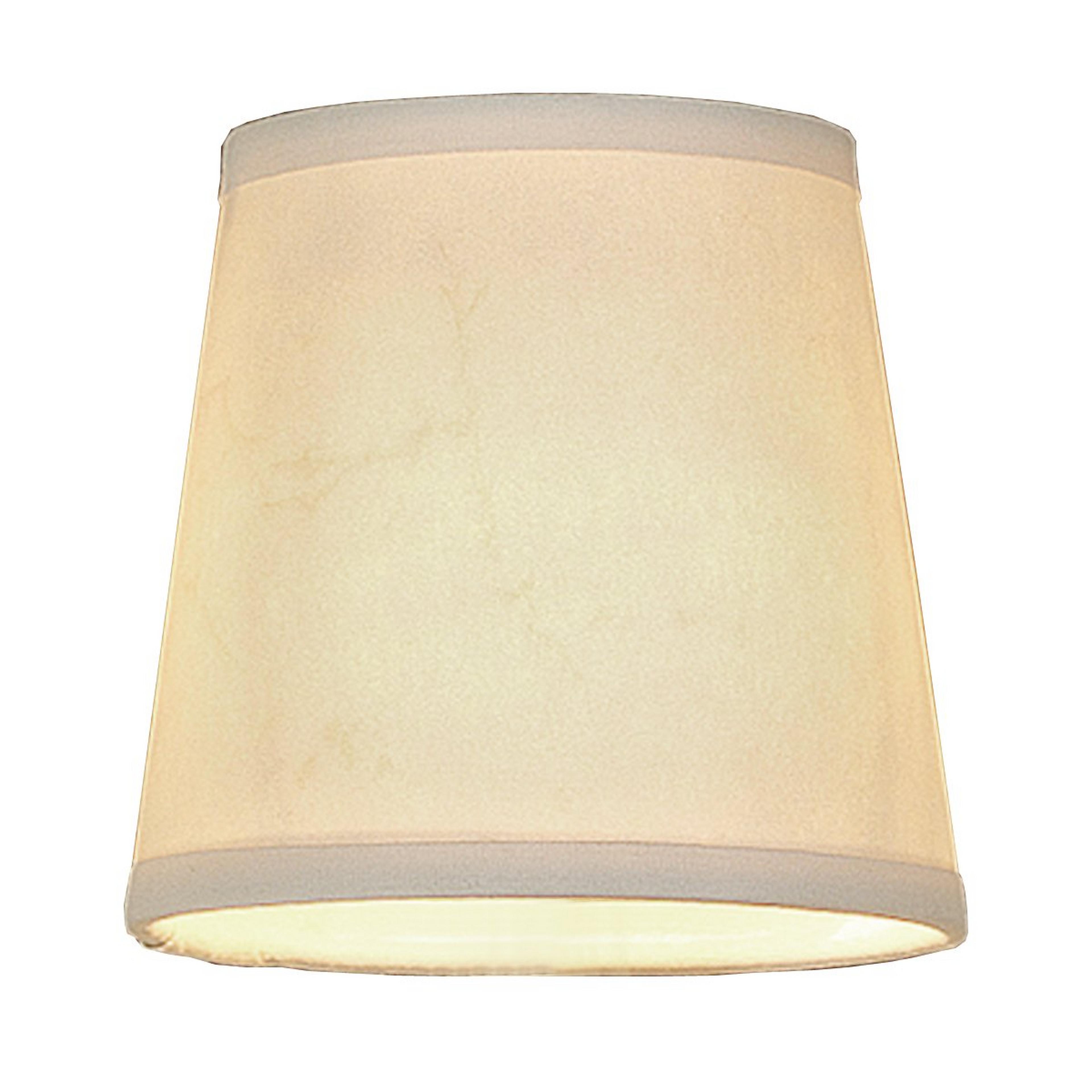 A 4" Marbled Paper Chandelier Shade with Almond color