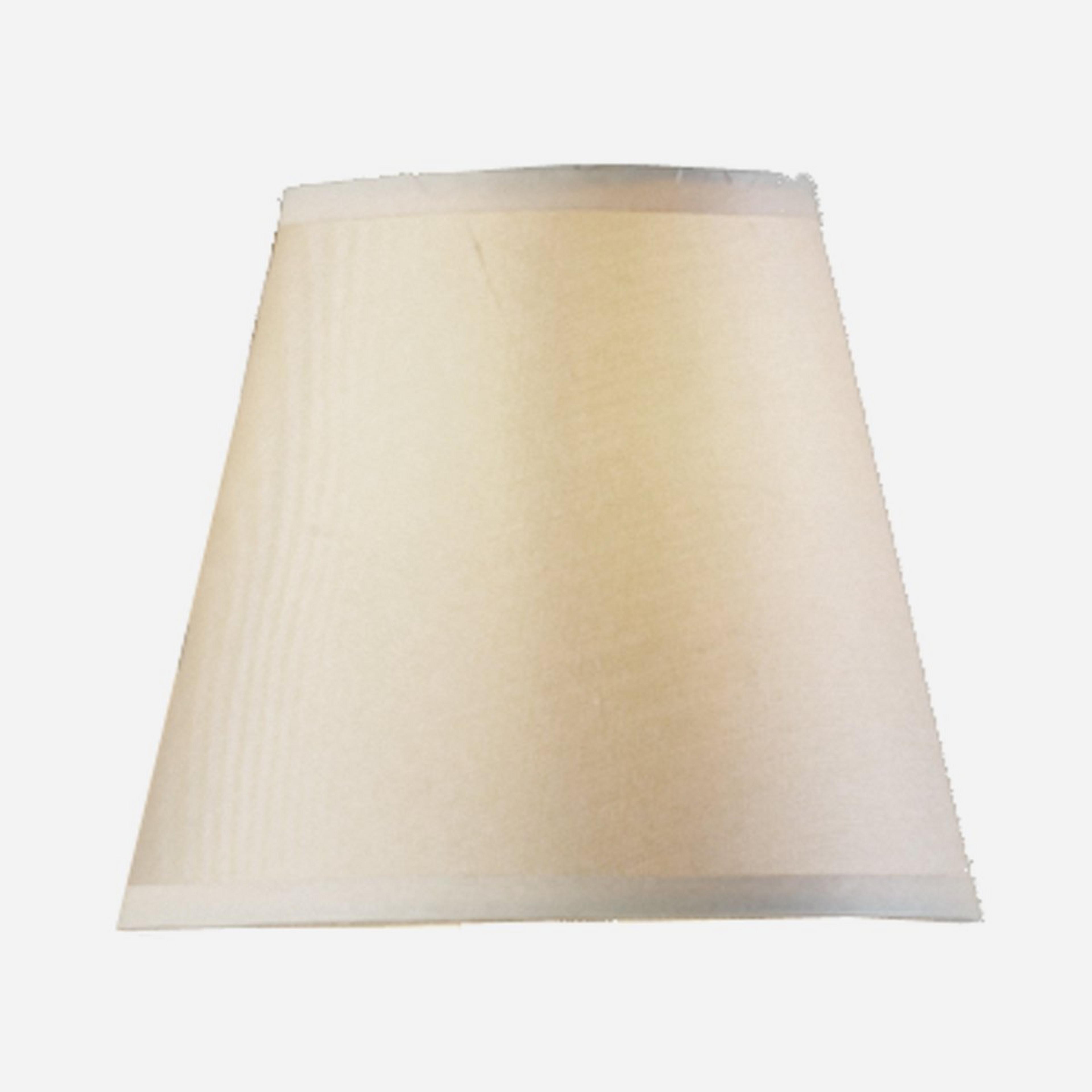 A 5" Hardback Silk Chandelier Shade with Taupe color