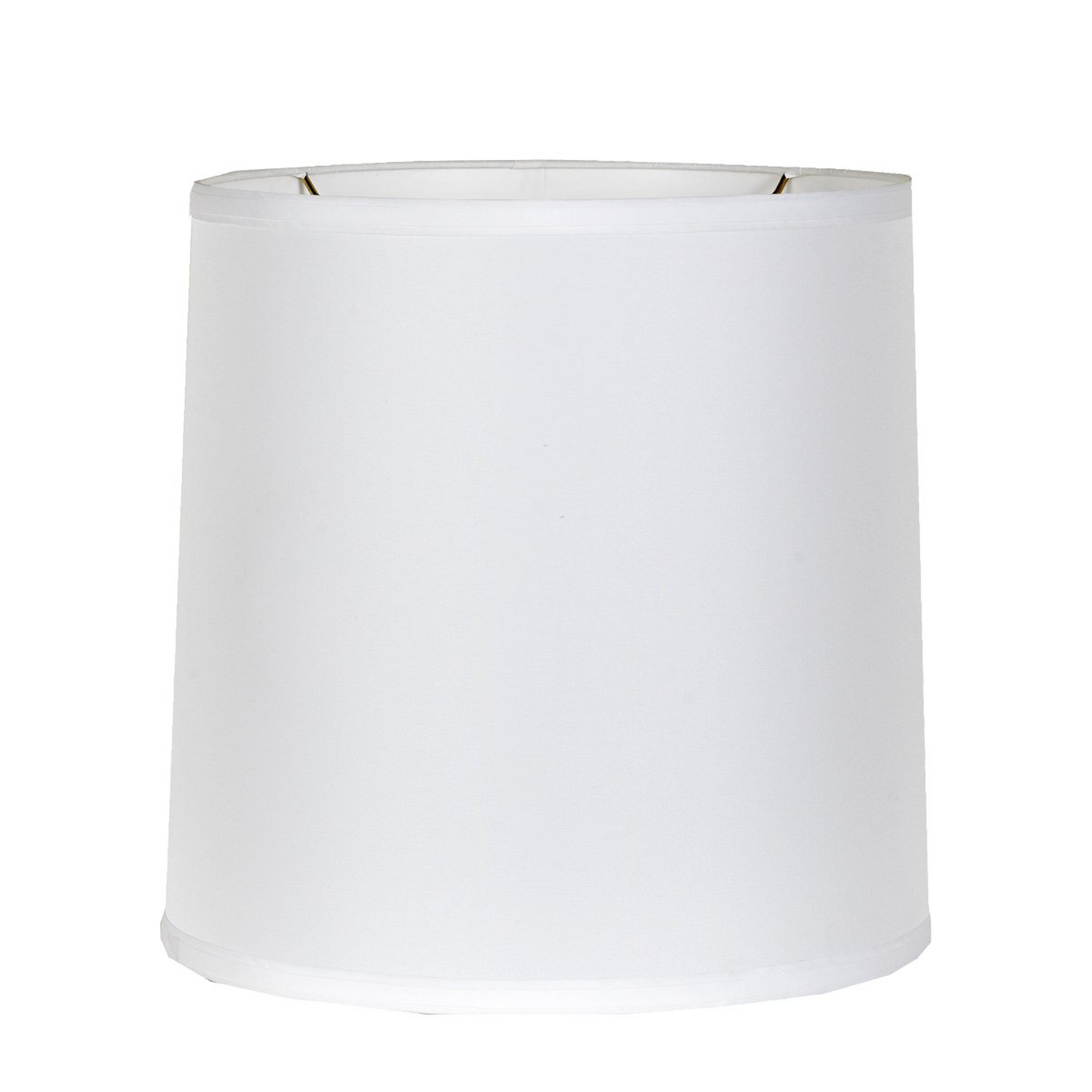 A 16" Cylinder Drum Lamp Shade with White color