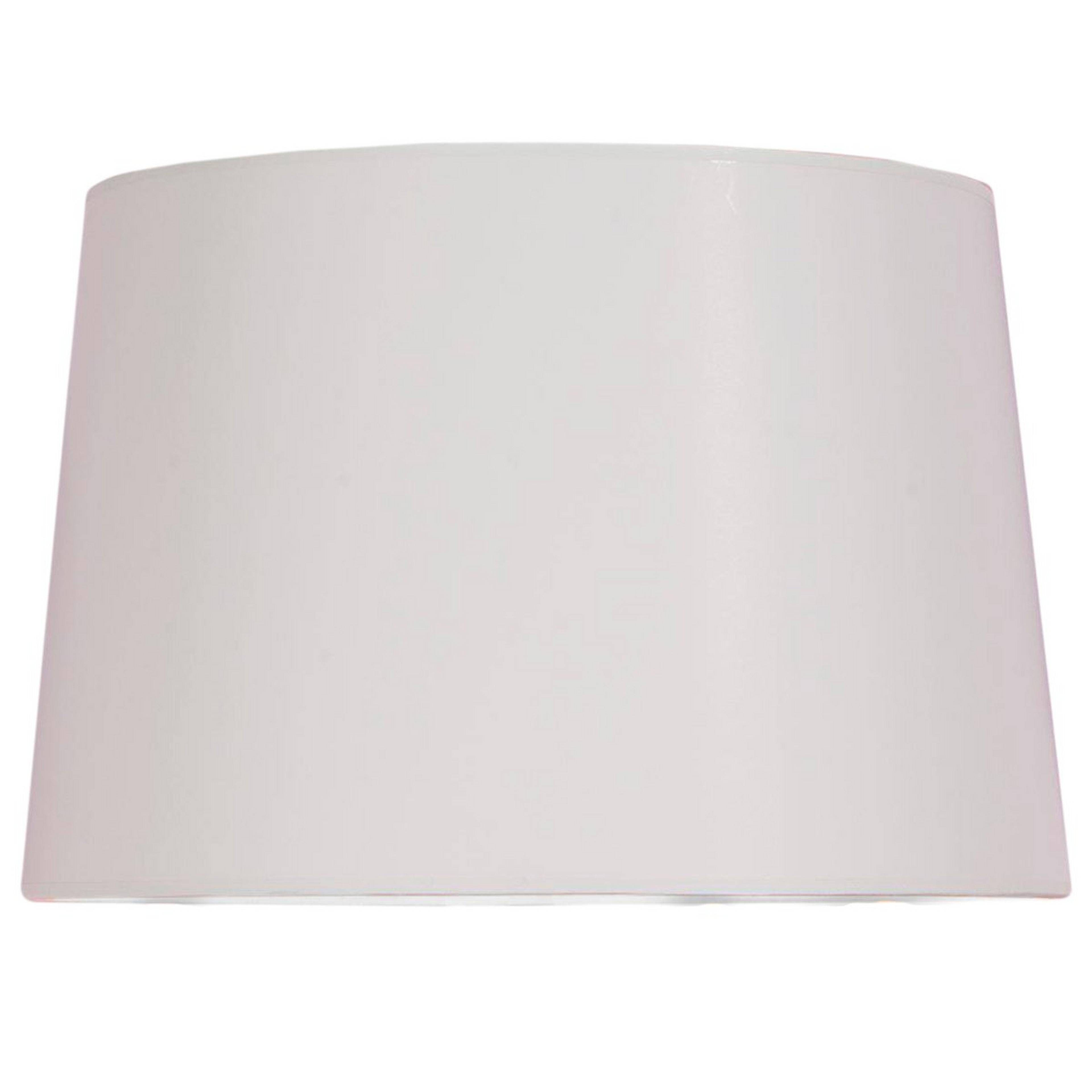A 15" Paper Drum Shade with Foil Lining with White / Silver color