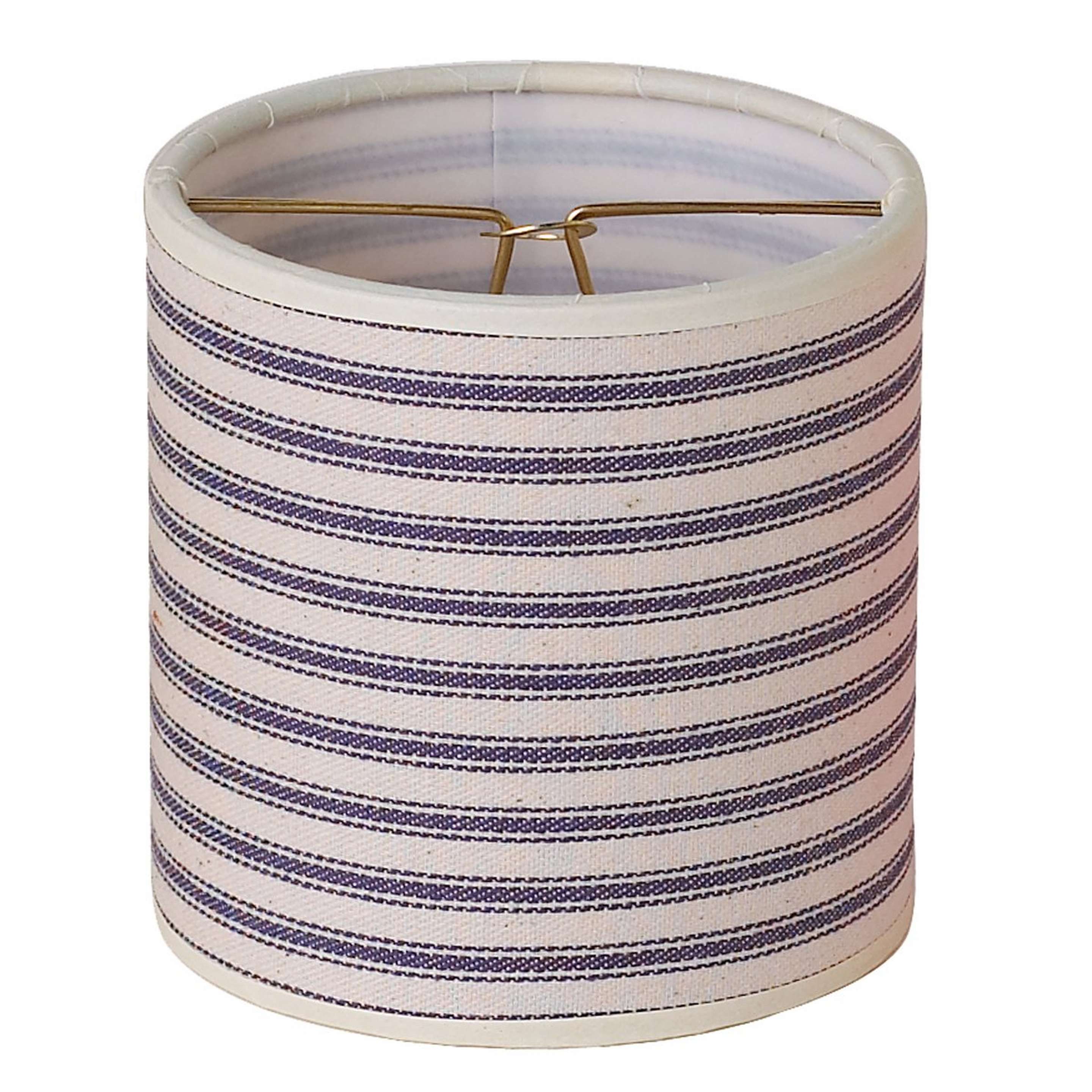 4" Horizontal Ticking Stripe Chandelier Shade
