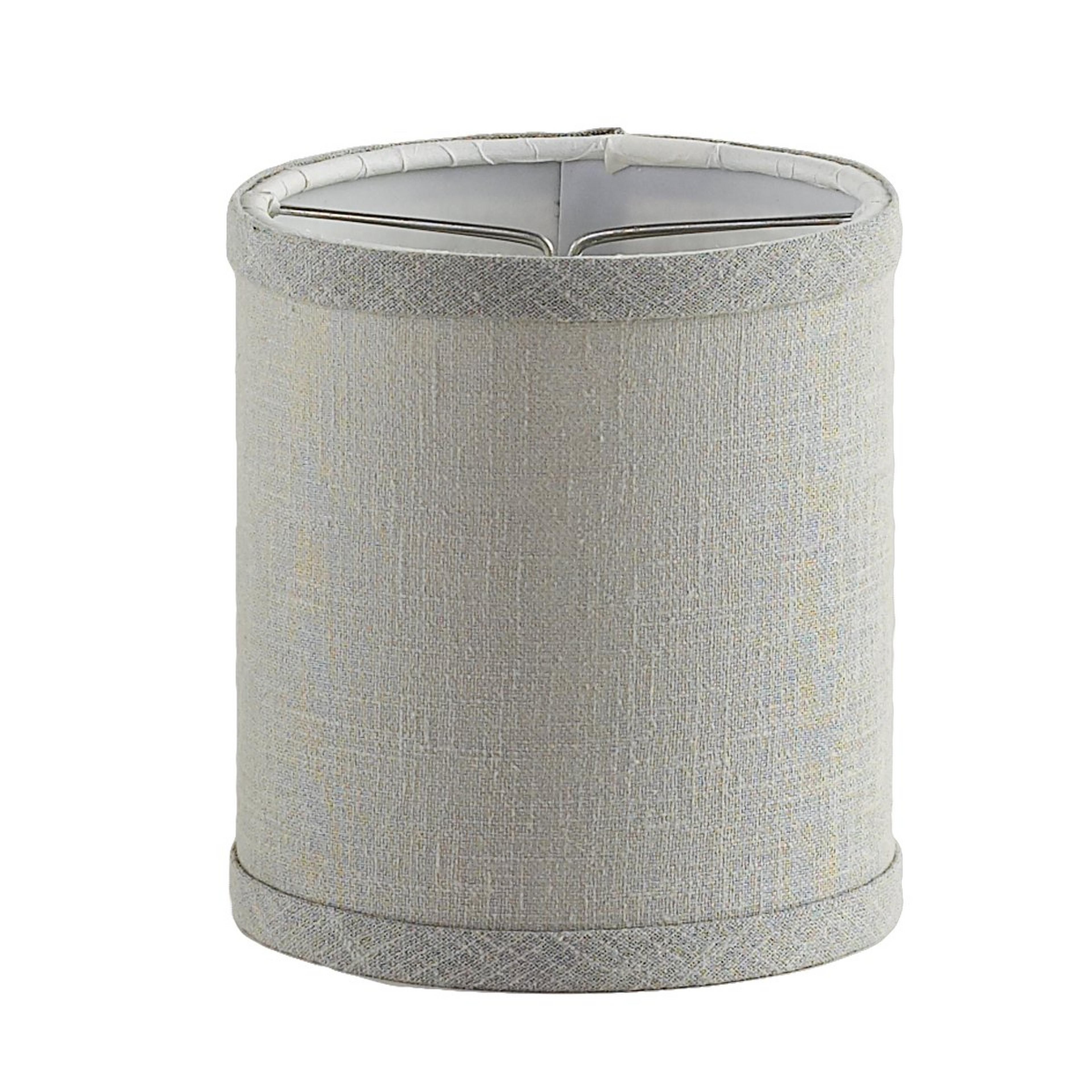 4" Linen Drum Chandelier Shade