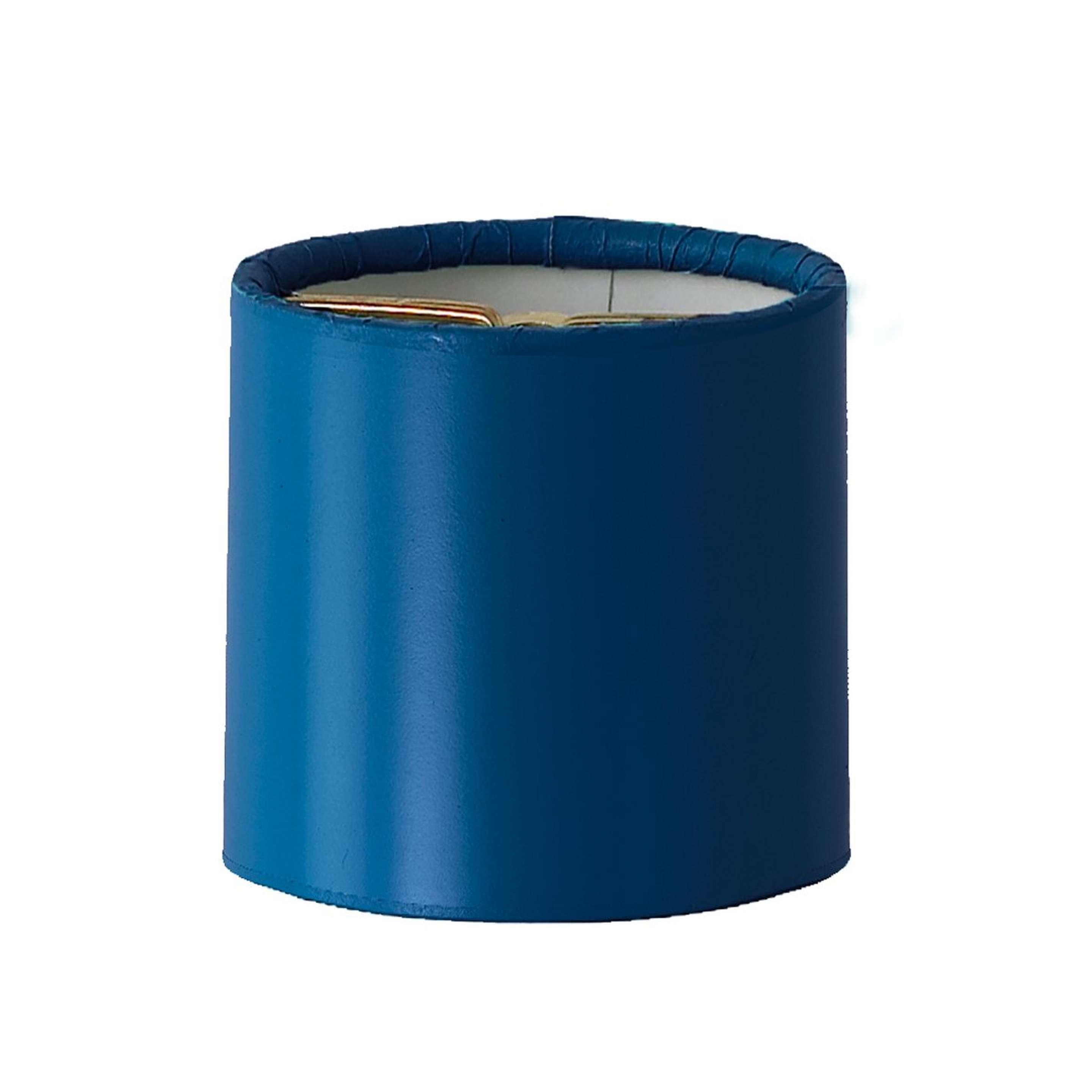 A 4" Key West Colors Drum Chandelier Shade with Navy Blue color