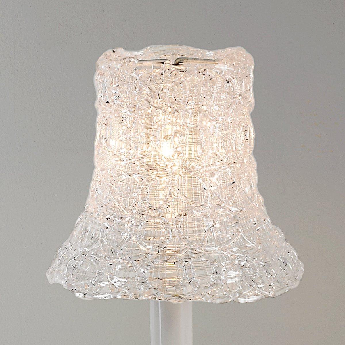4" Spun Acrylic Bell Chandelier Shade Mini