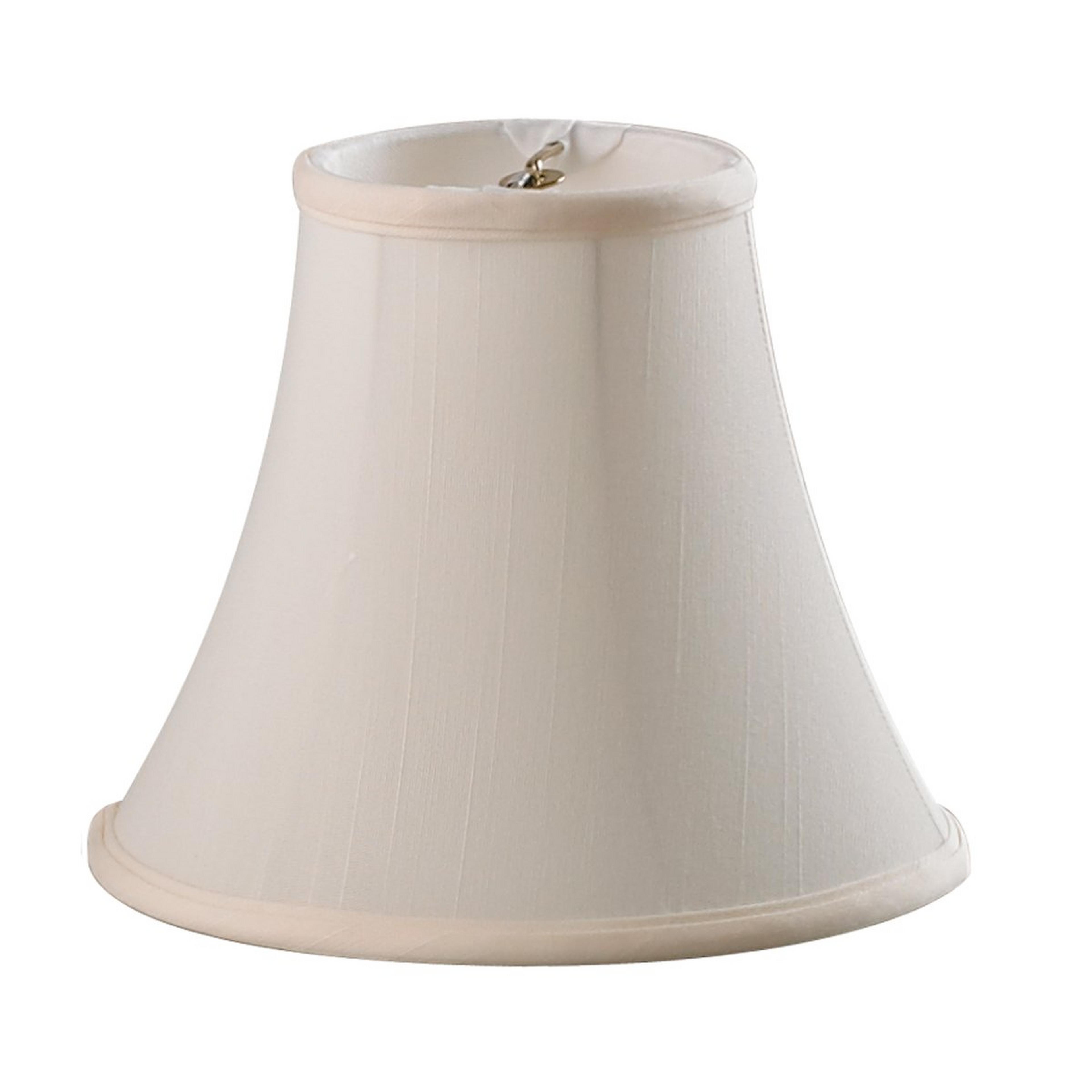 A 6" Classic Bell Chandelier Shade with Cream color