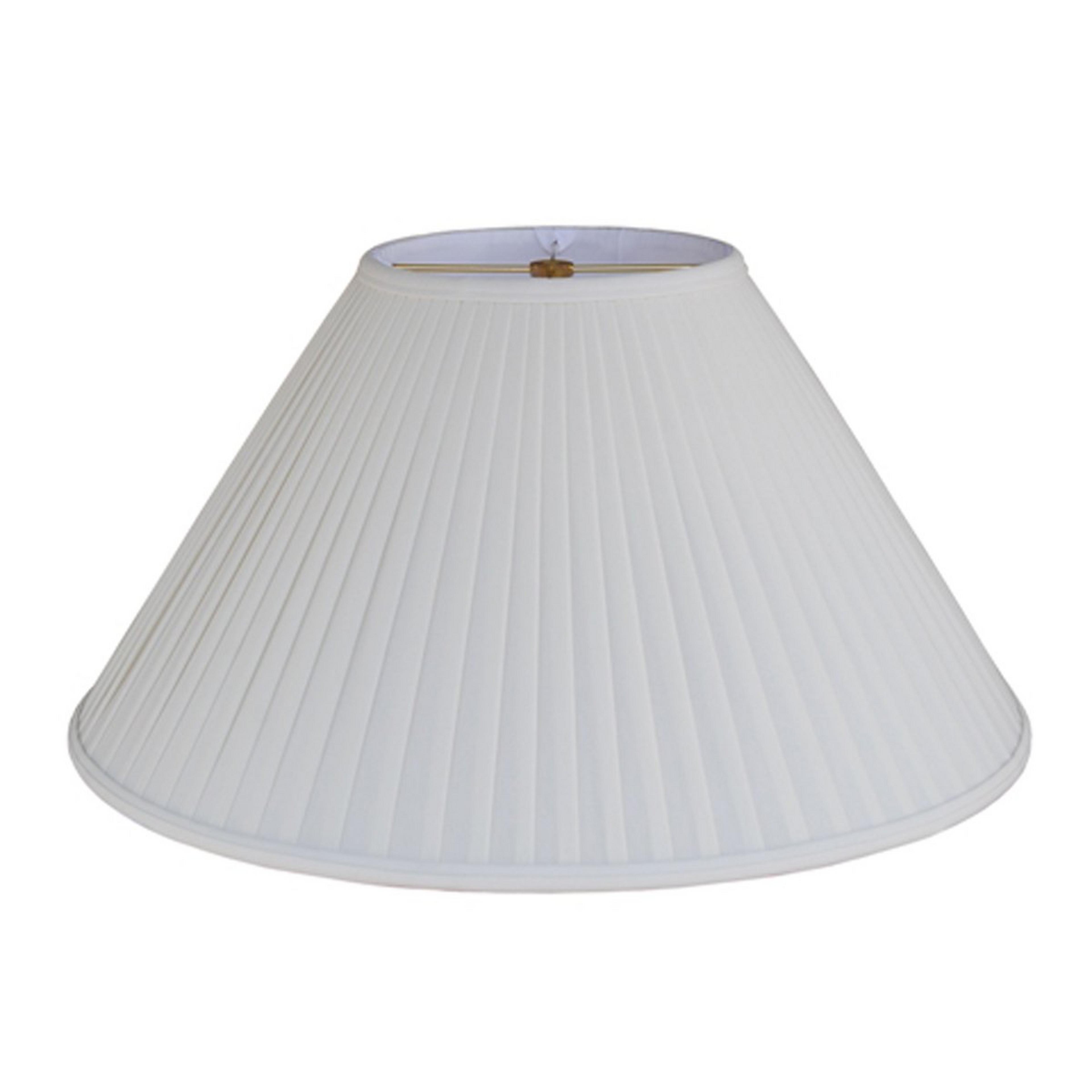 A 16" Hand Pleated Wide Tapered Shade with undefined color