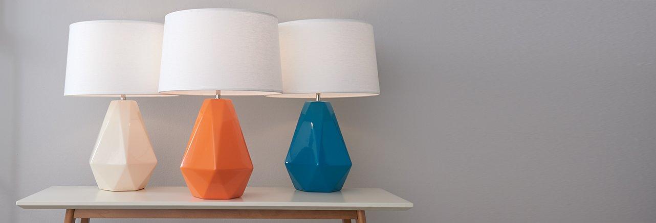 GLAM CHECK TABLE LAMP