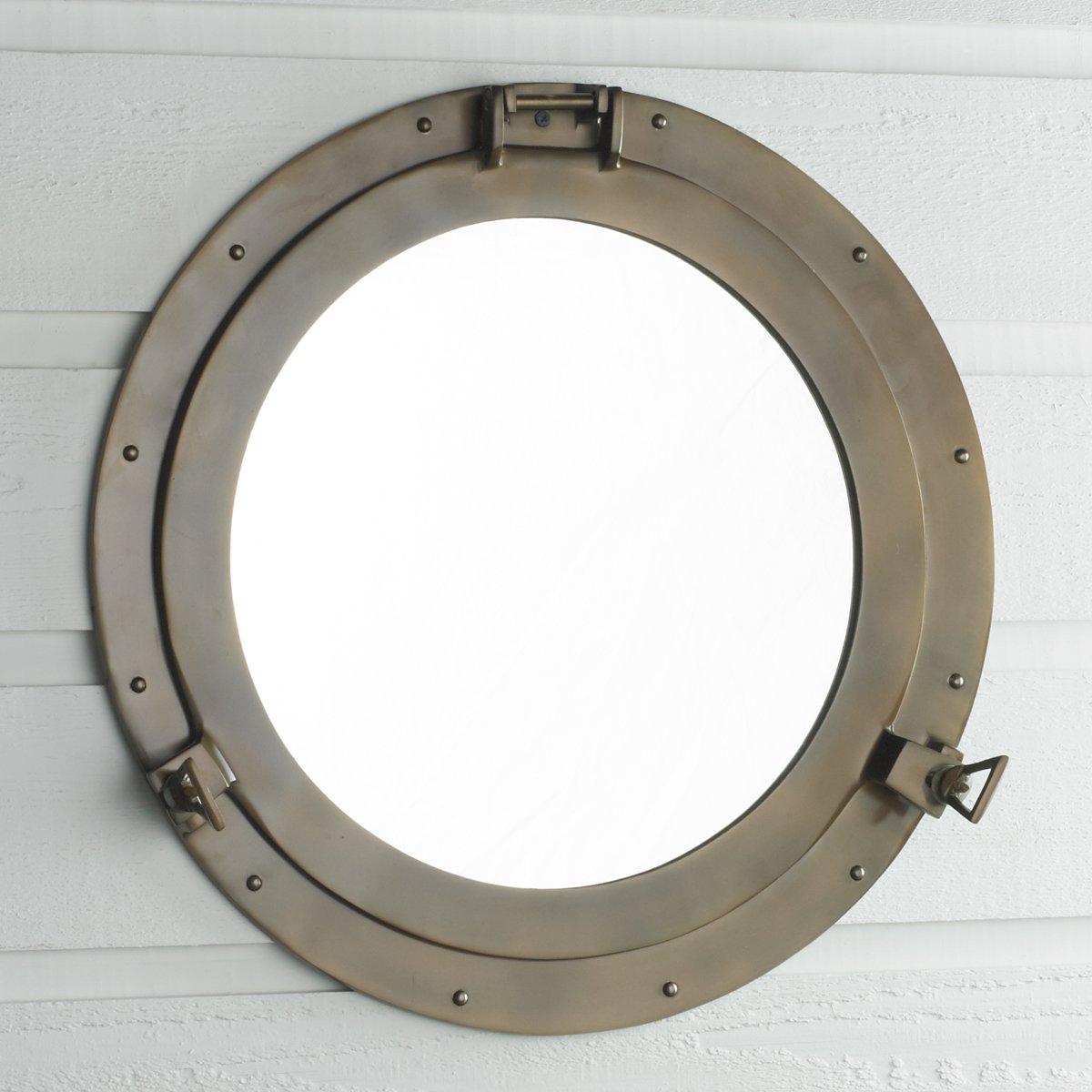 Nautical Brass Porthole Mirror