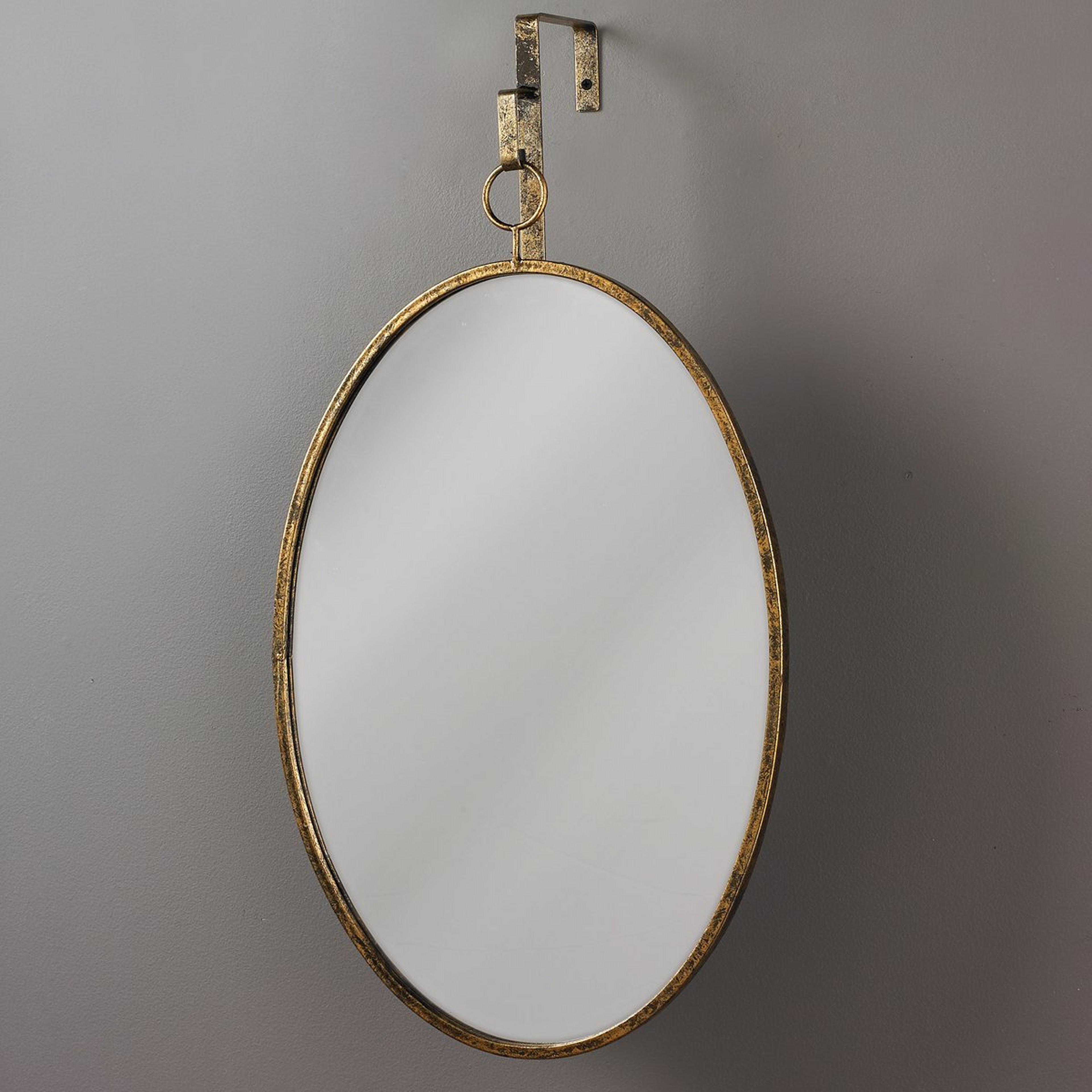 A Oval Hooked Mirror with undefined color