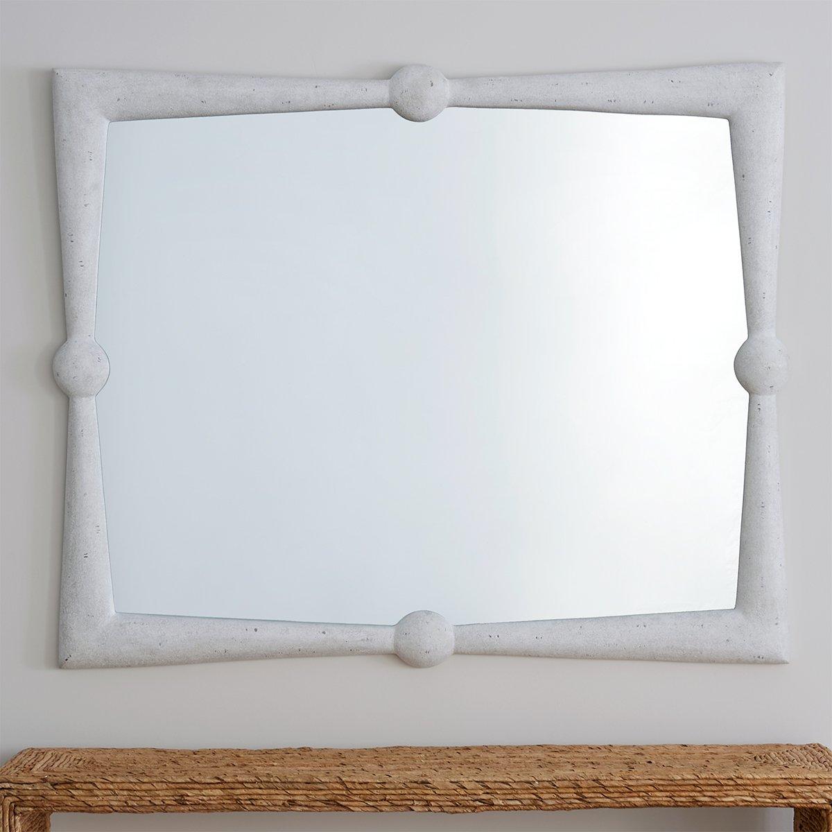 Antique White Taper and Flare Mirror  Hanging wall mirror, Decorating mirror  frames, Transitional mirrors