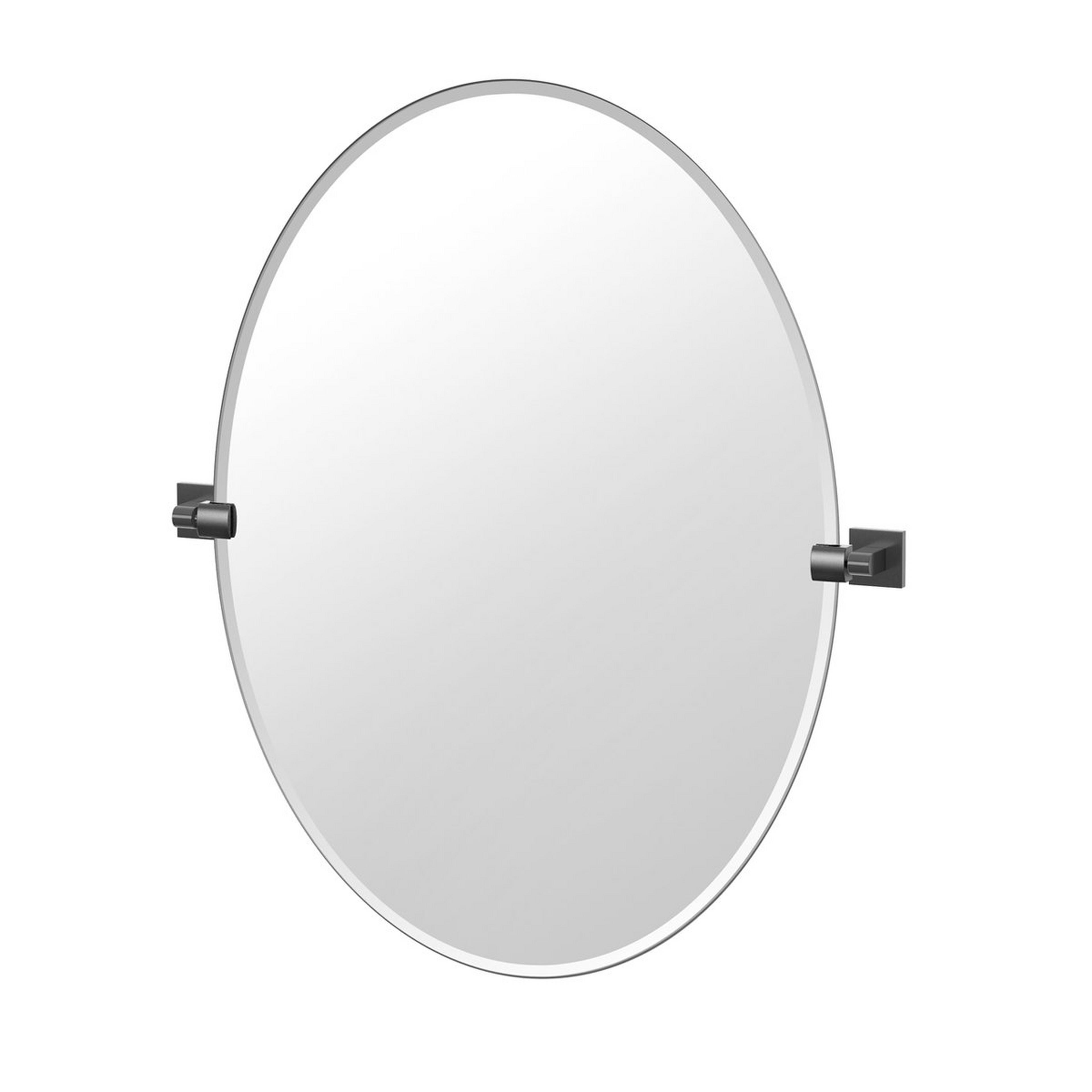 Modern Minimalist Frameless Oval Mirror