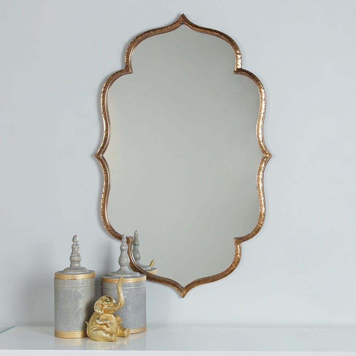 Wholesale Bulk Mirrors Decorative Personalized Elegant Self Adhesive  Mirrors Bohemian Big Gold Woondecoratie Room Decor 1211