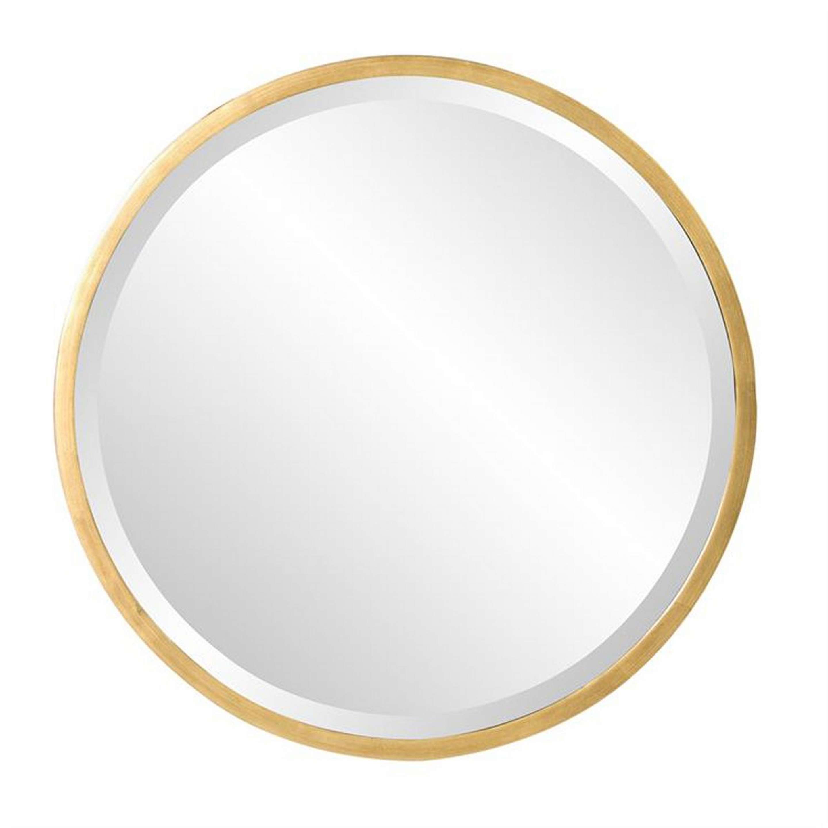 A Modern Shadowbox Mirror with Black and Gold color