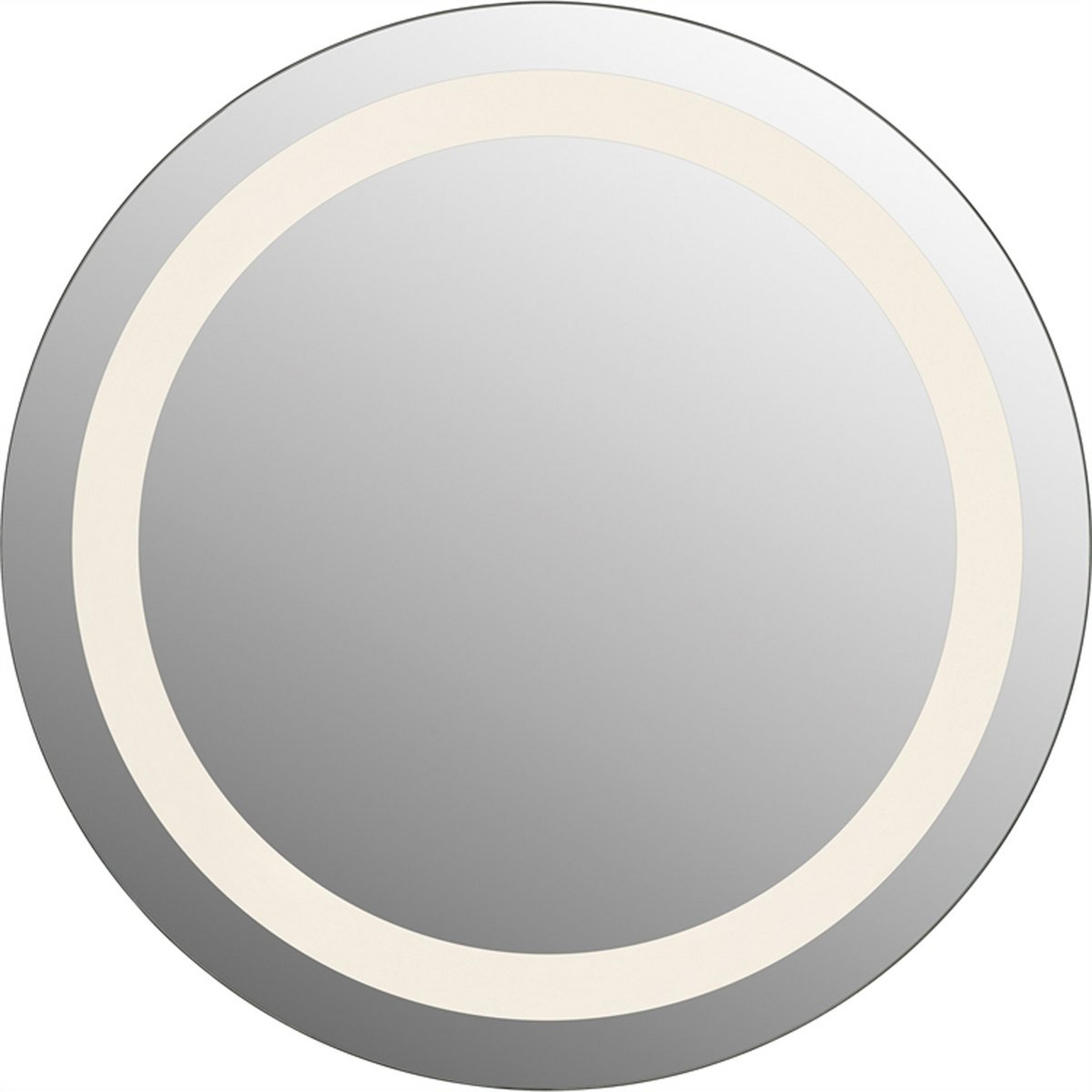 A Round LED Strip Mirror with Mirror color