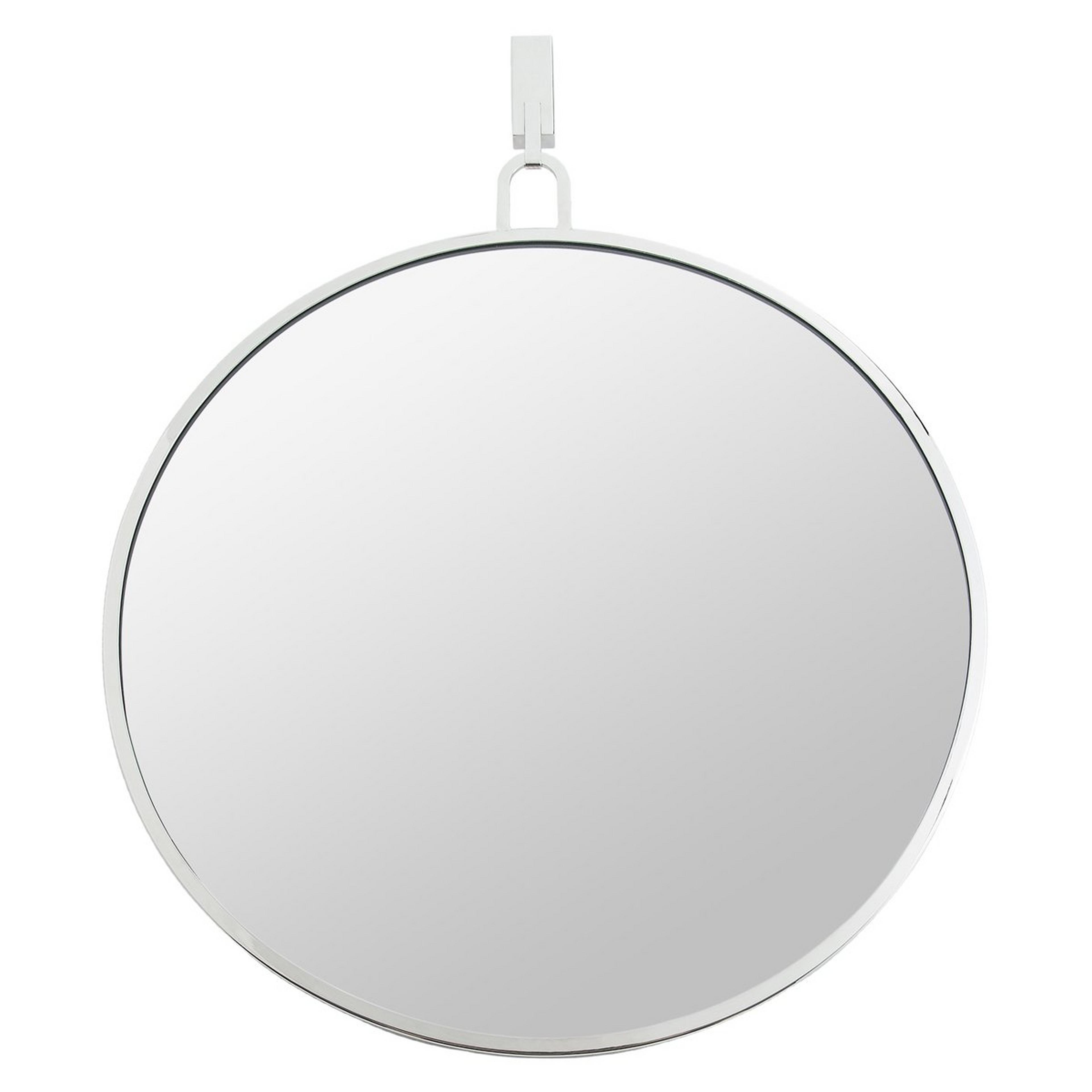 A 30" Henlein Mirror - Round with Chrome color