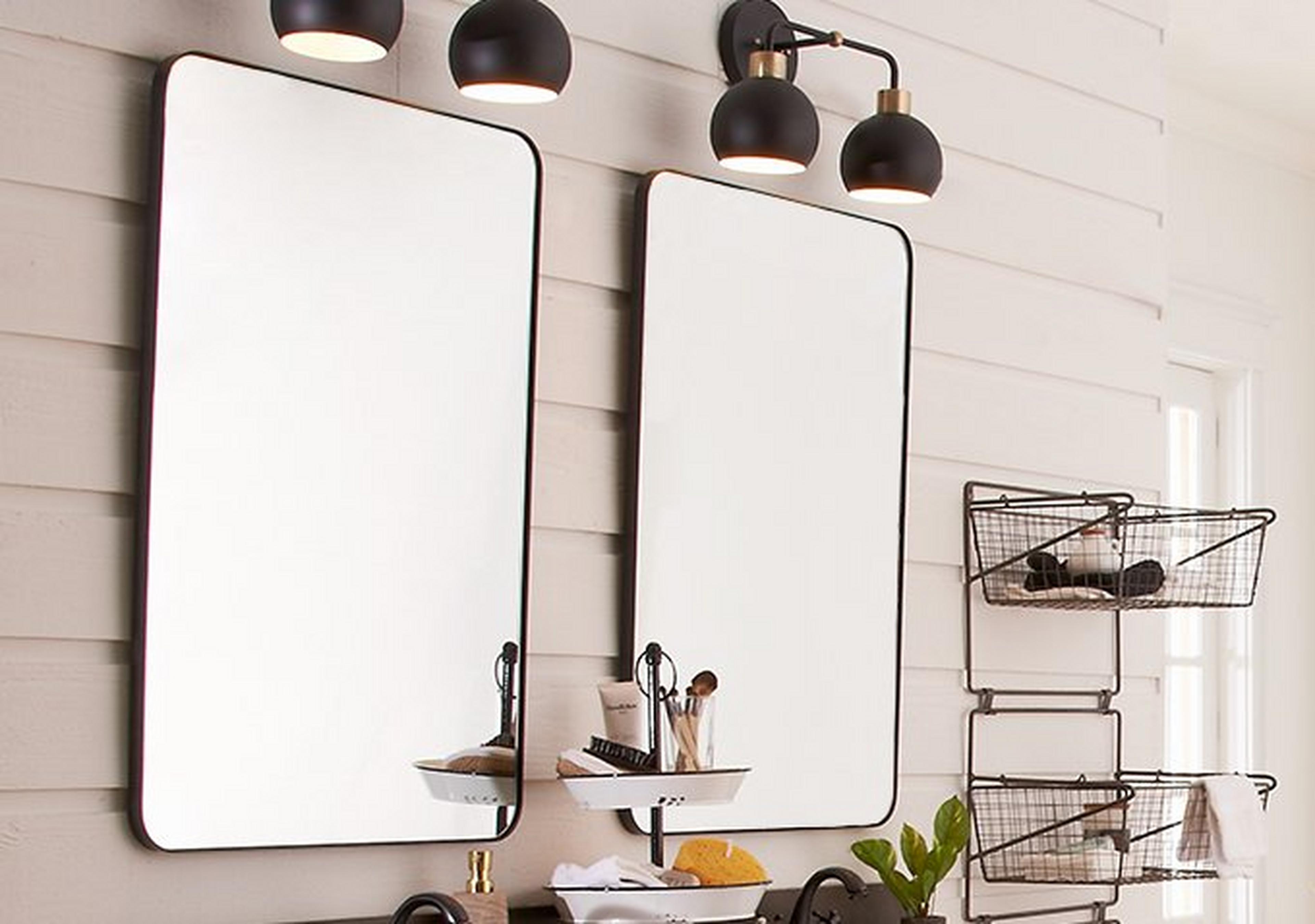 Matte Black Refreshingly Rectangular Mirror