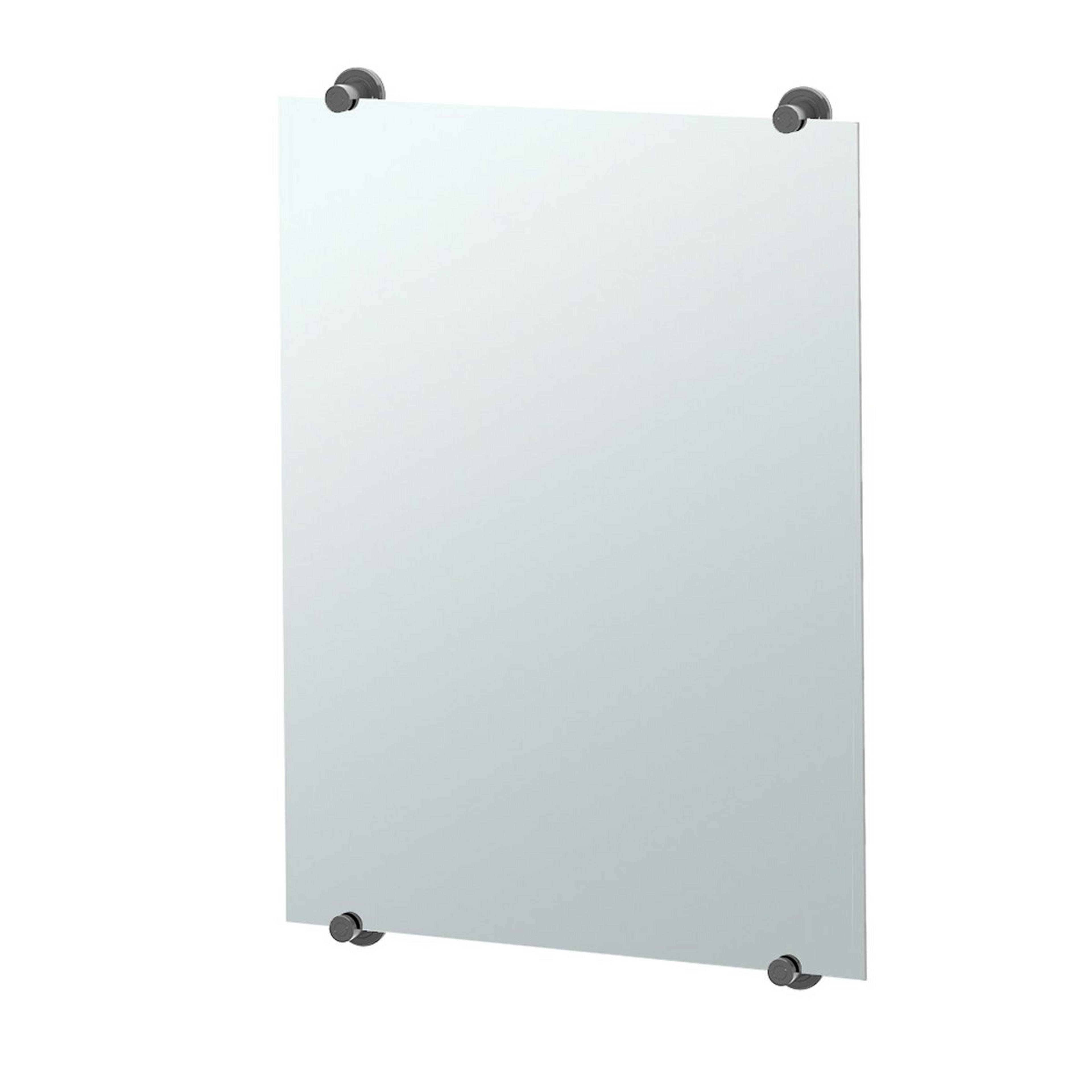 A Essential Modern Minimalist Mirror - Rectangle with Matte Black color