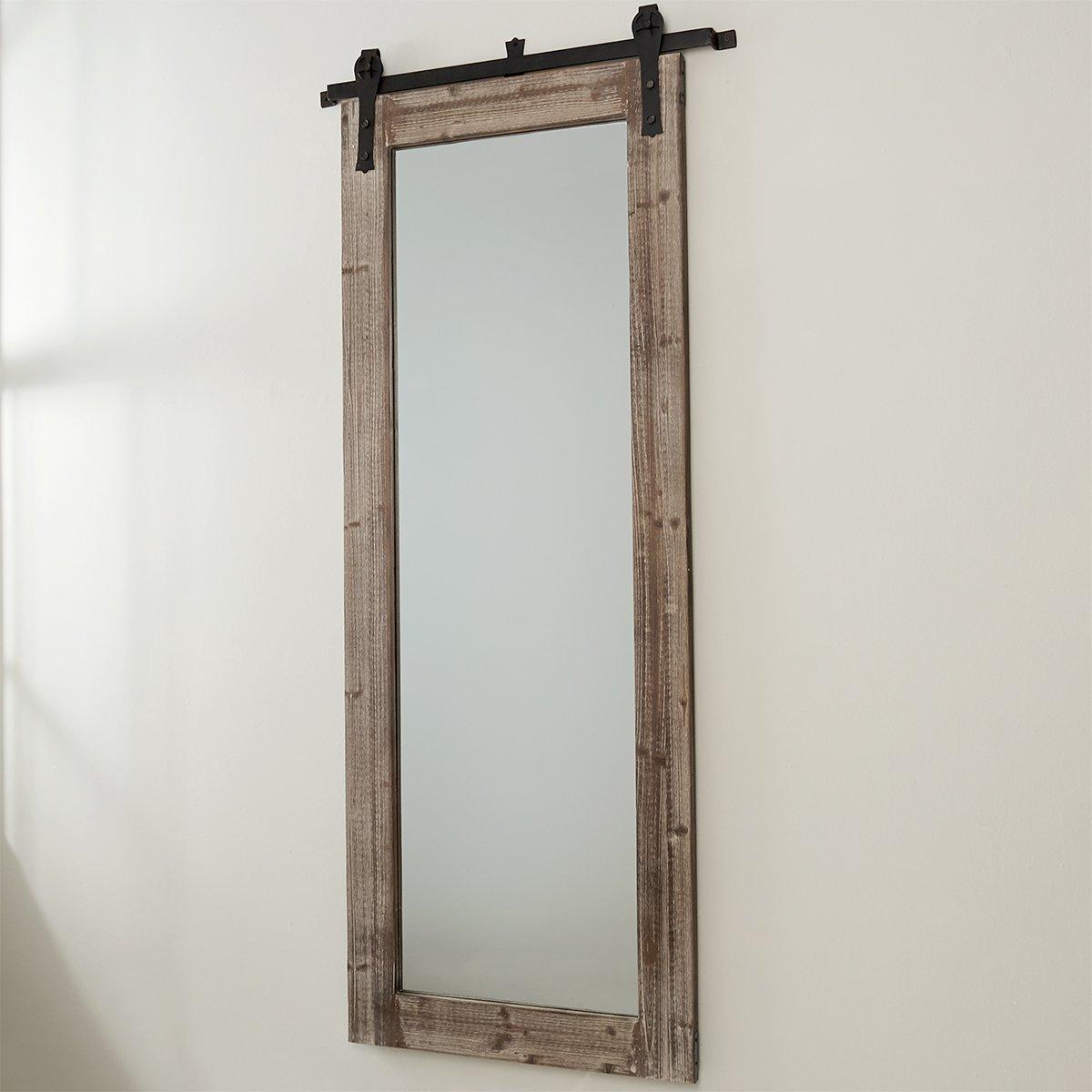 Barn Door Framed Mirror Tall