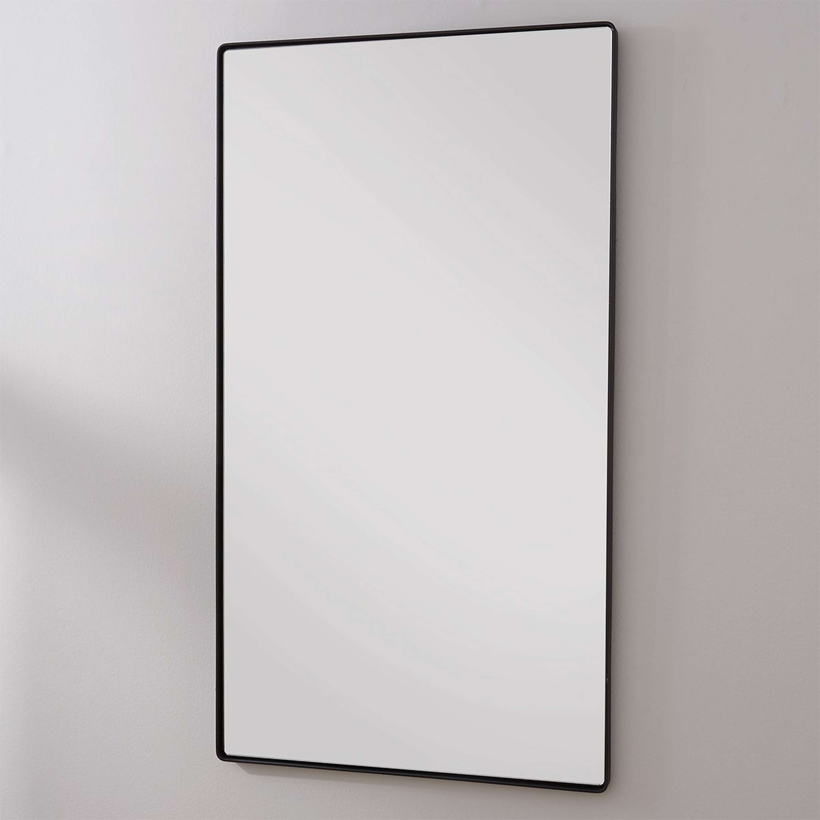 A Minimal Essentials Mirror - Rectangle with Black color