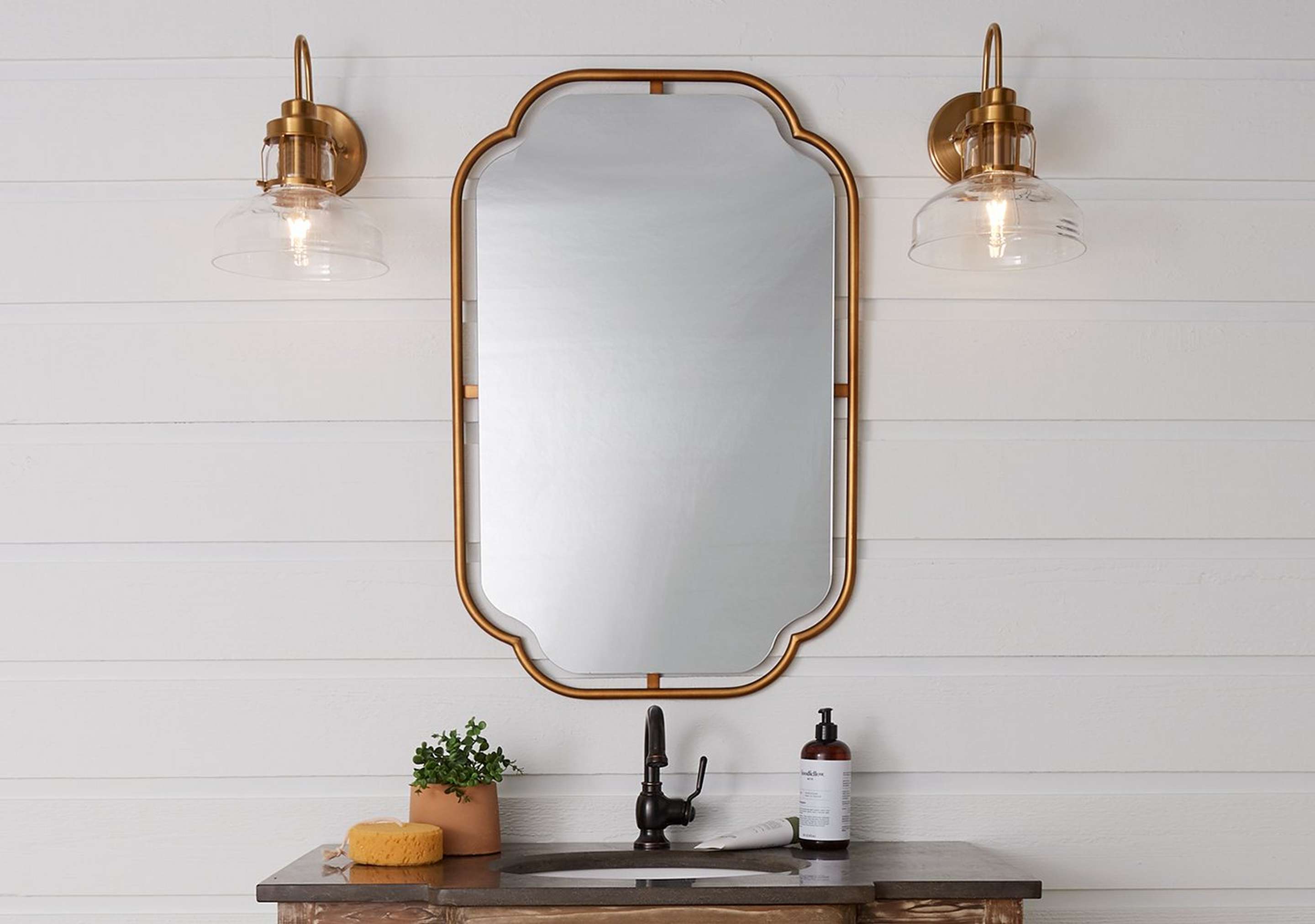 Gilded Finery Mirror