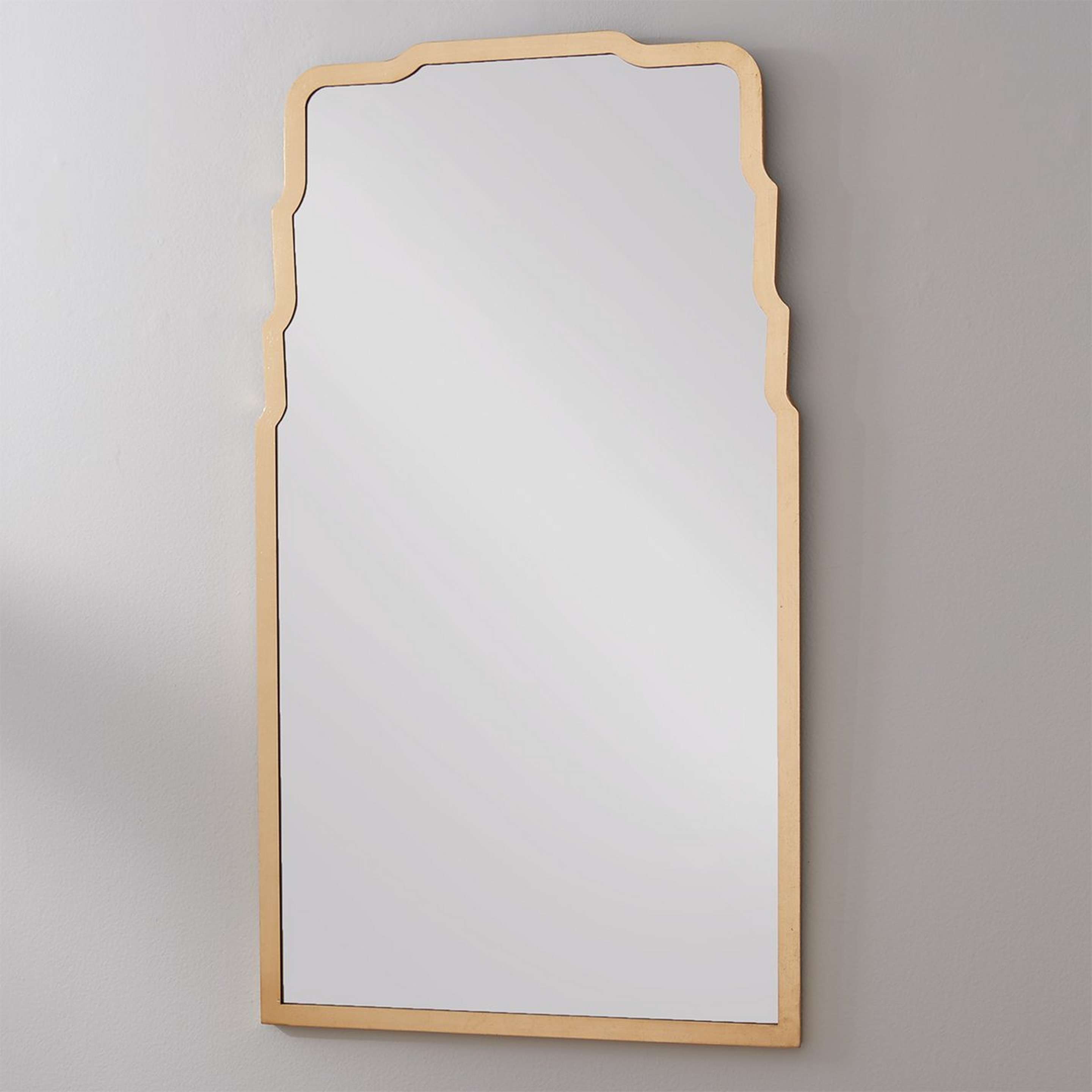 A Ellington Mirror with Gold Leaf color