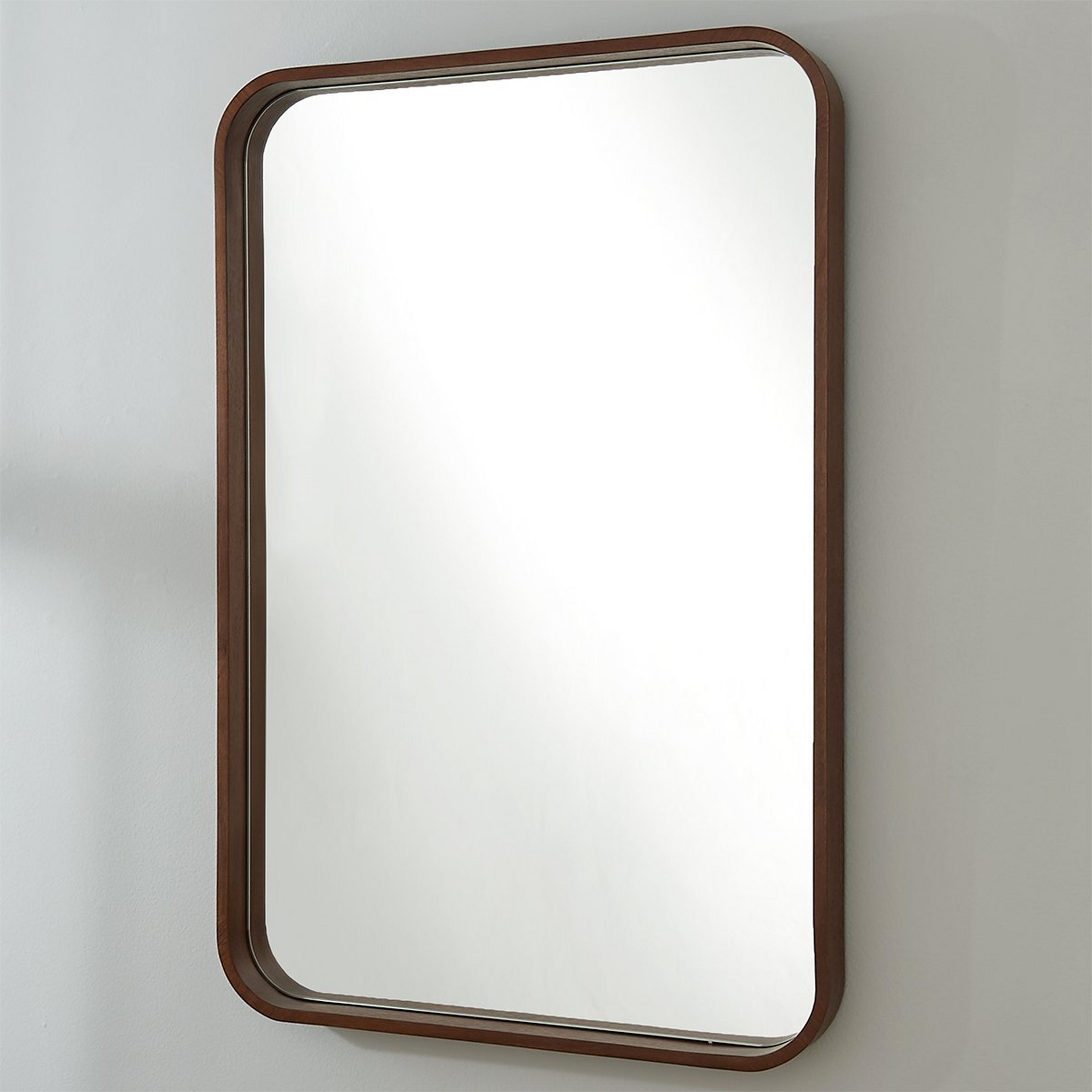 Brooks Walnut Wood Mirror