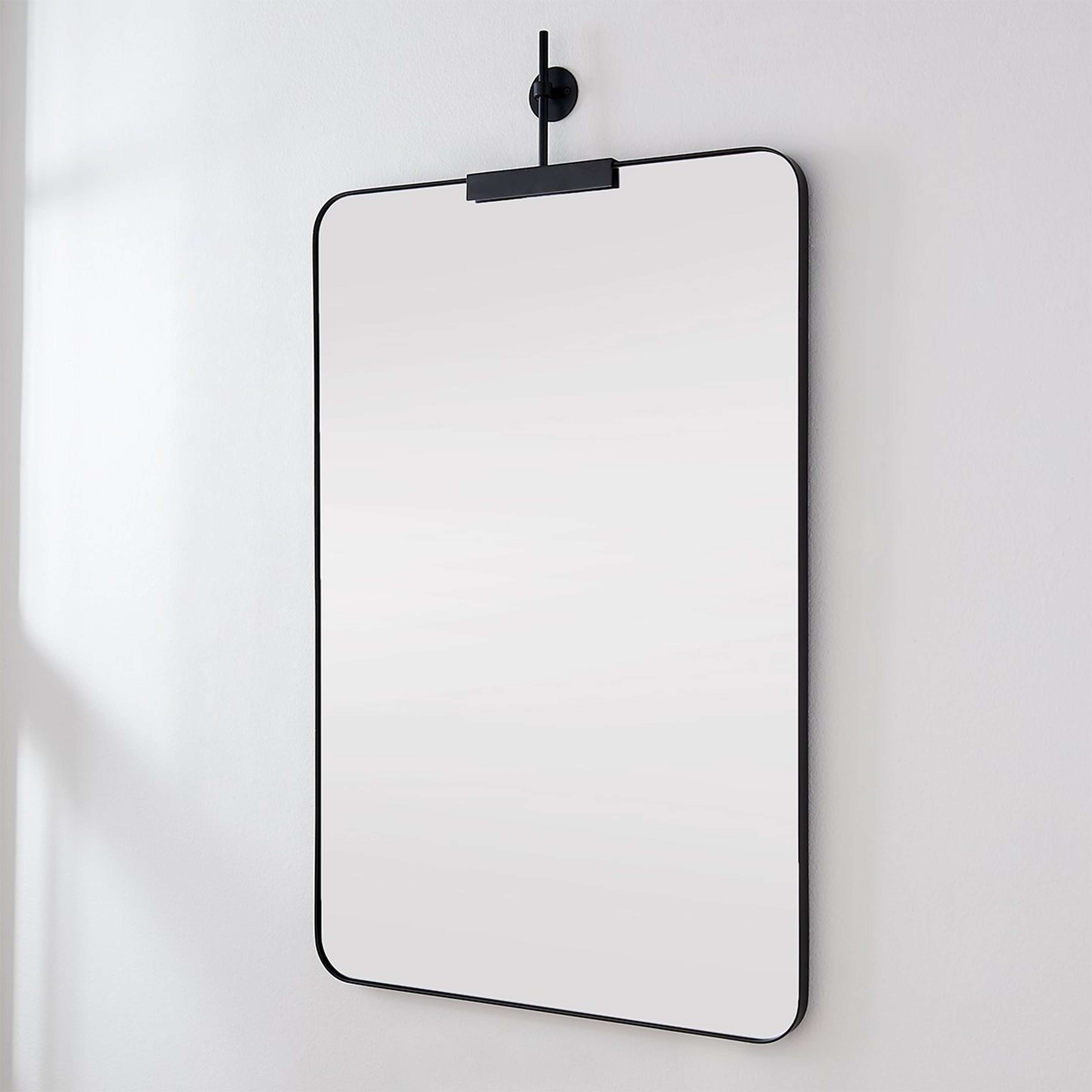 A Minimalist Diem Mirror with Black color