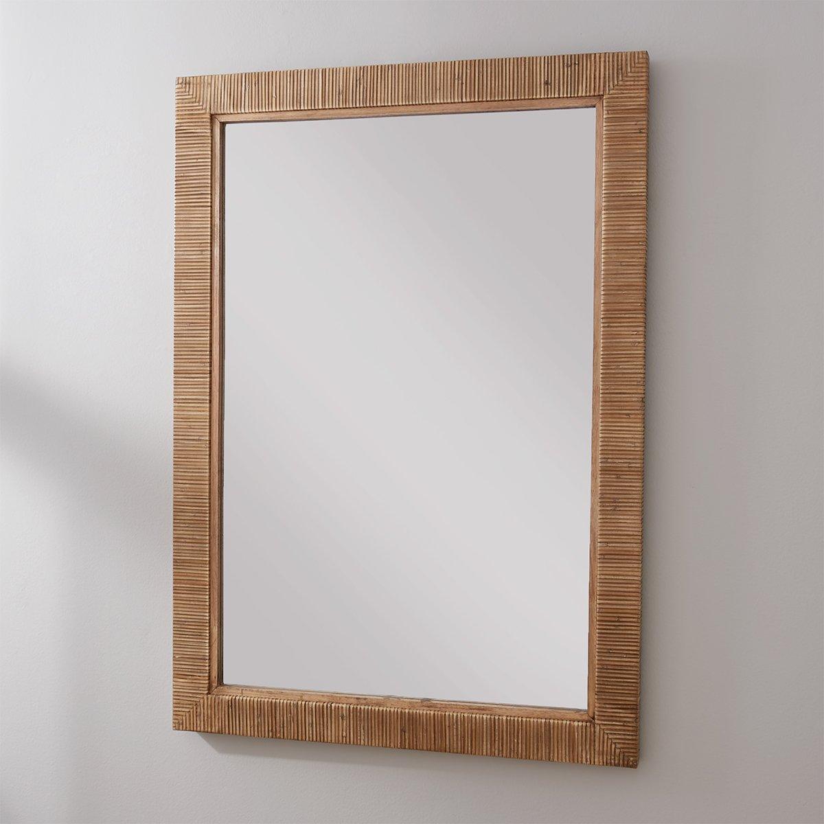 鏡 BROOKS WALL MIRROR Brooks Walnut Wood Mirror | Shades of Light