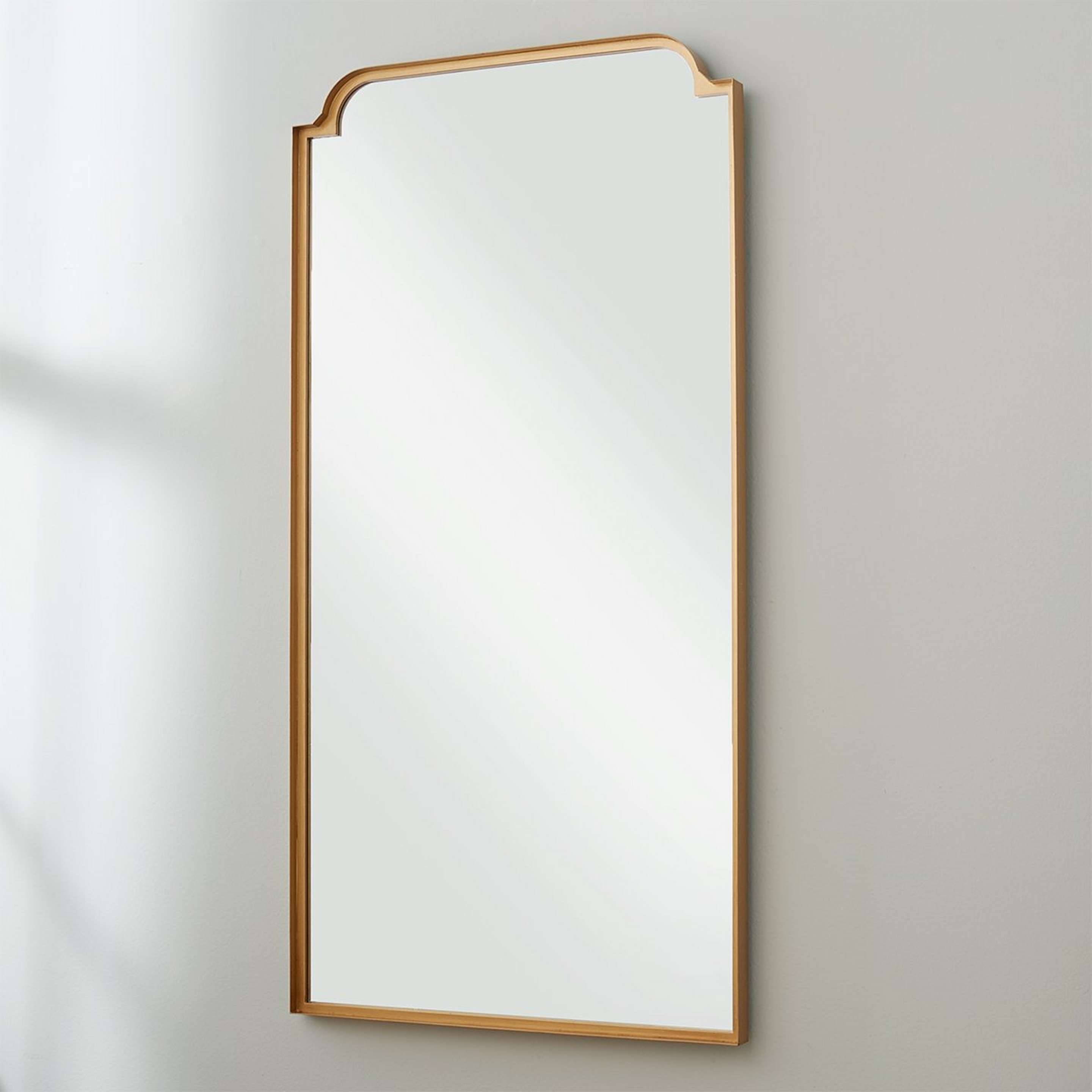 A Blanche Mirror with Gold color