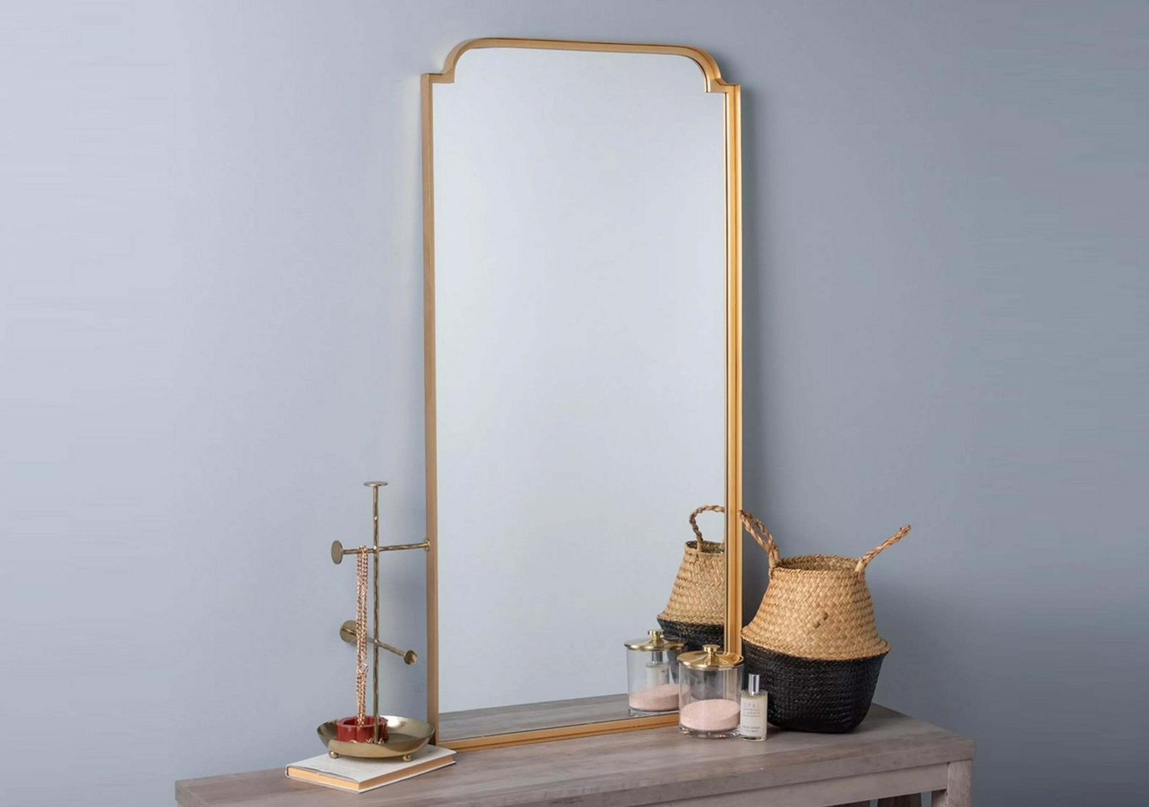 Gold Blanche Mirror