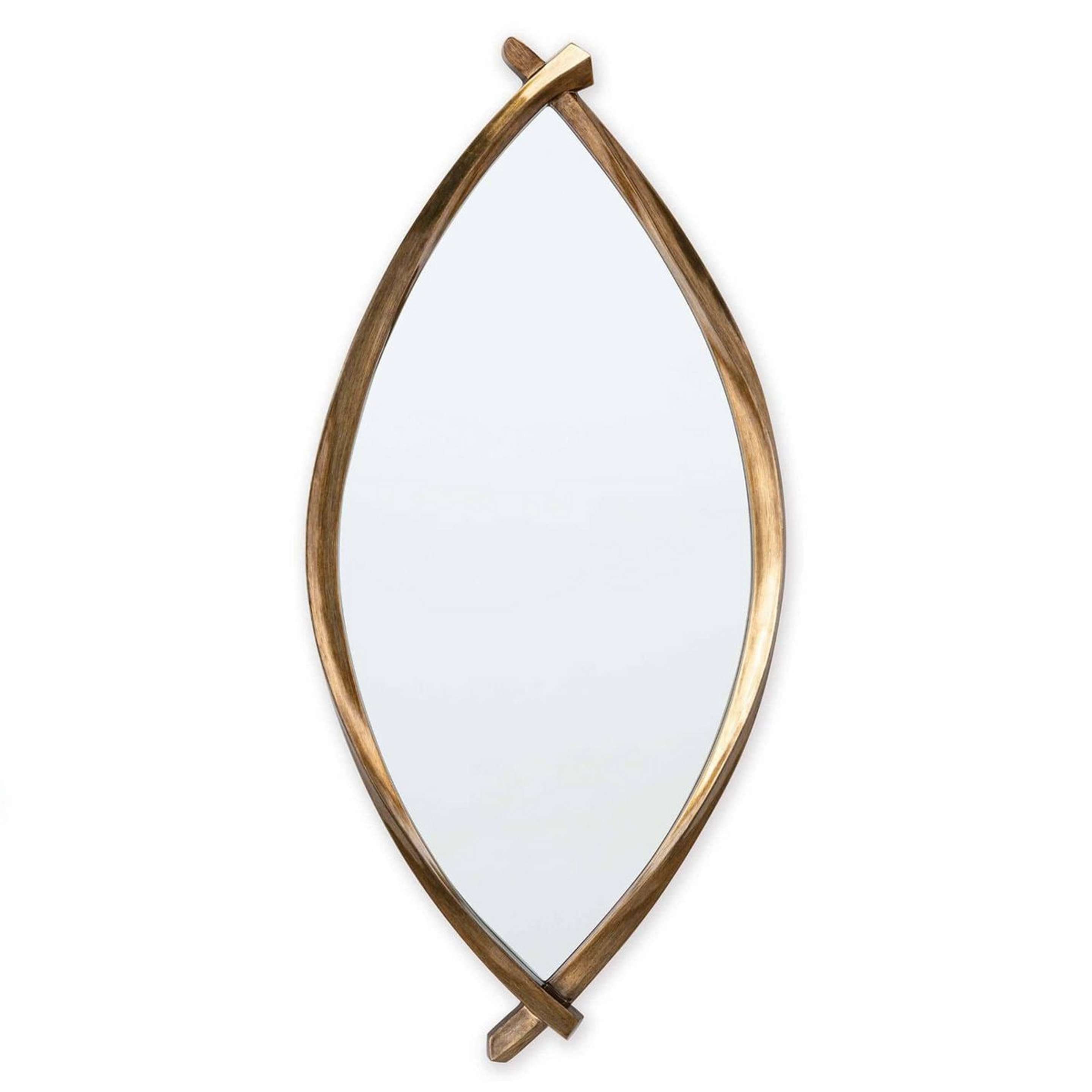 A Coretta Mirror with Gold color