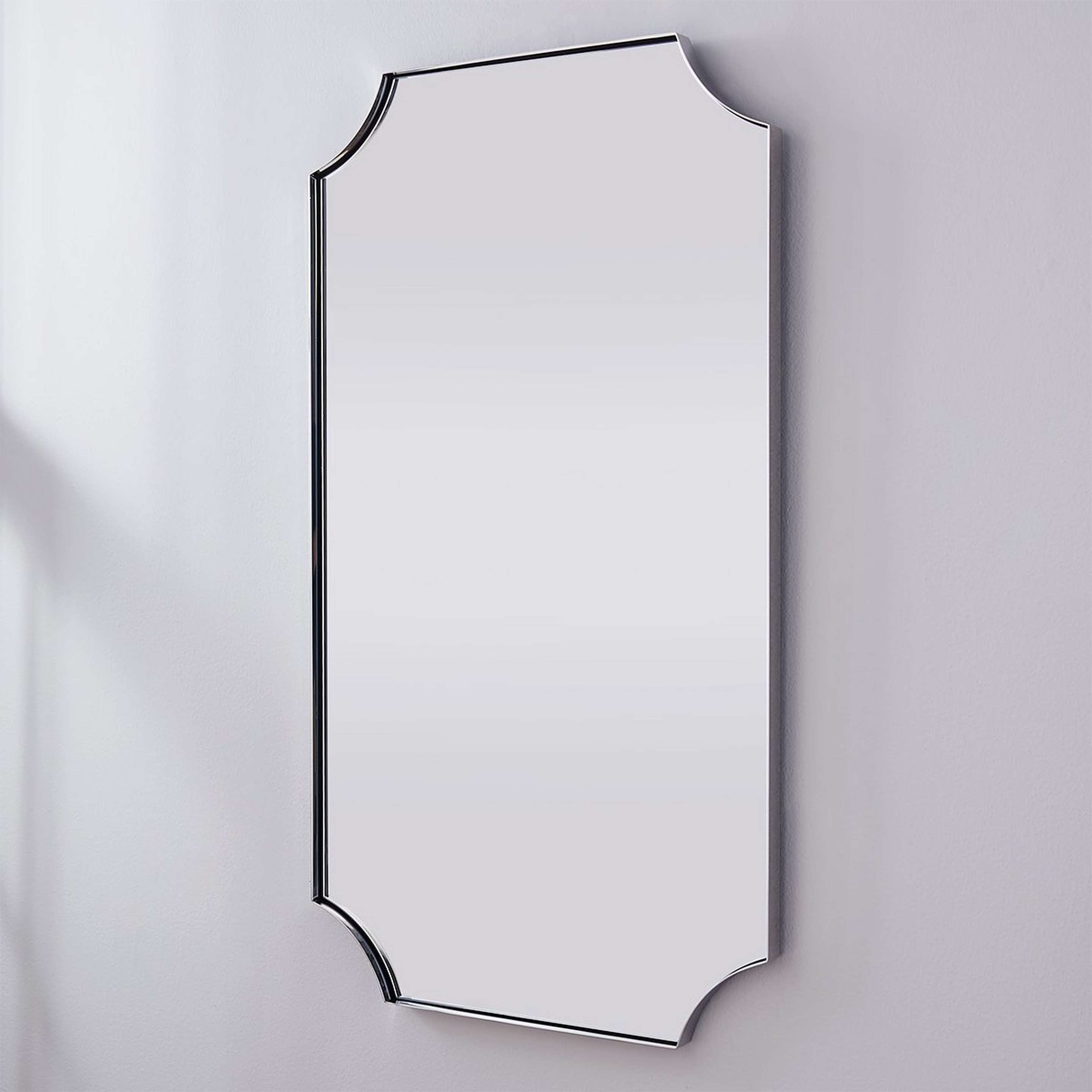 A Emanuelson Mirror with Polished Nickel color