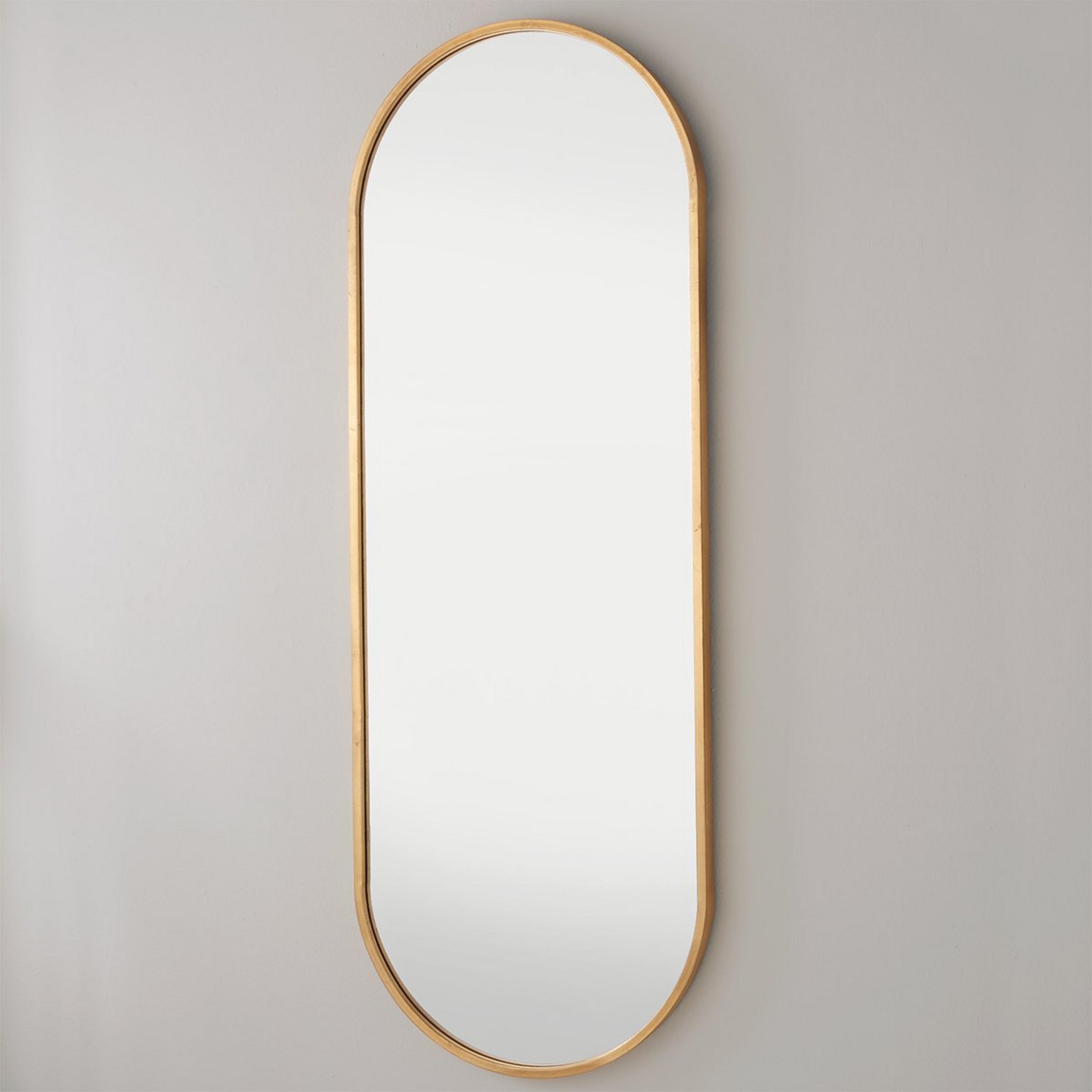 A Varann Mirror - Tall with Gold Leaf color