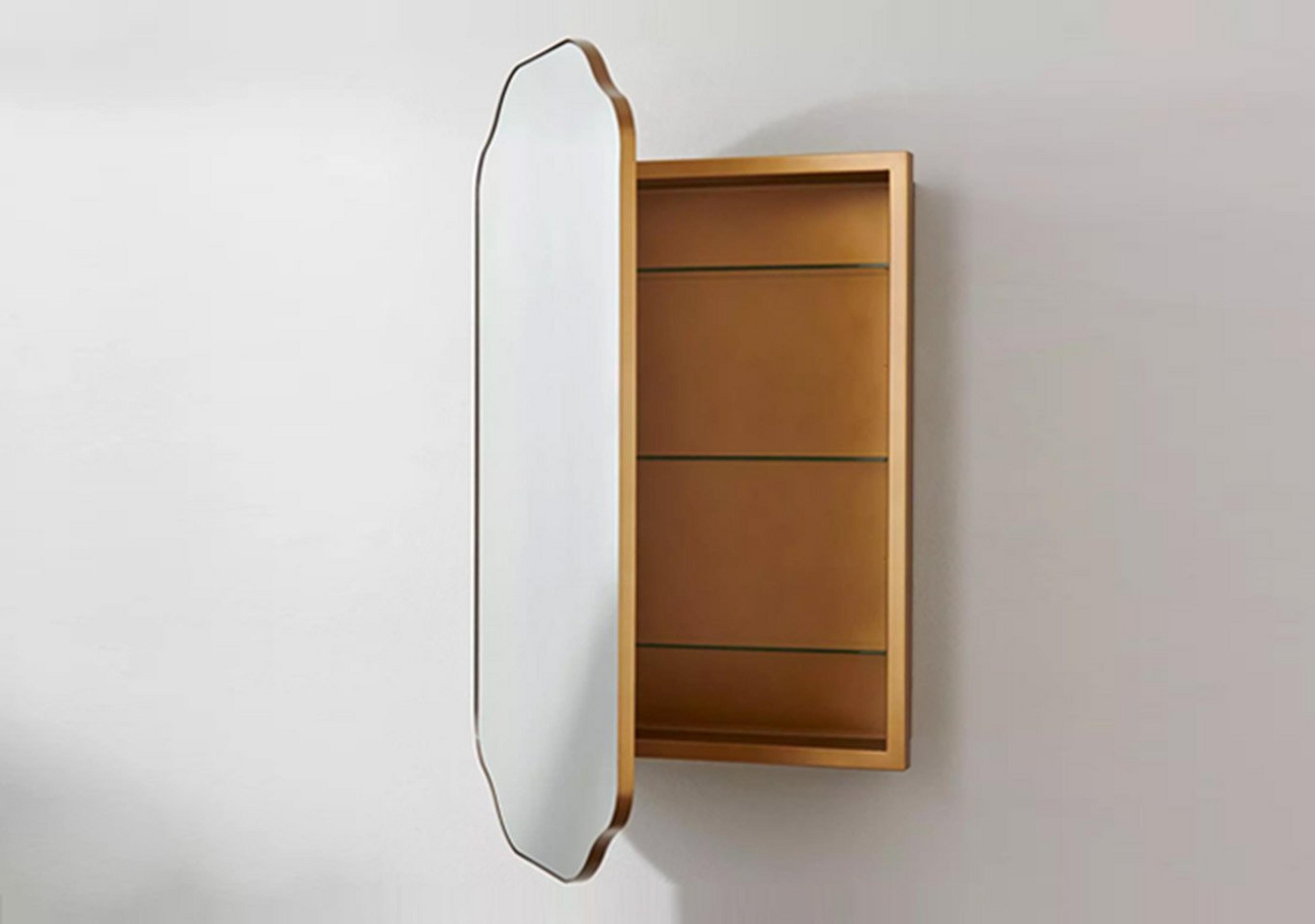 Gold Ciaran Medicine Cabinet Mirror