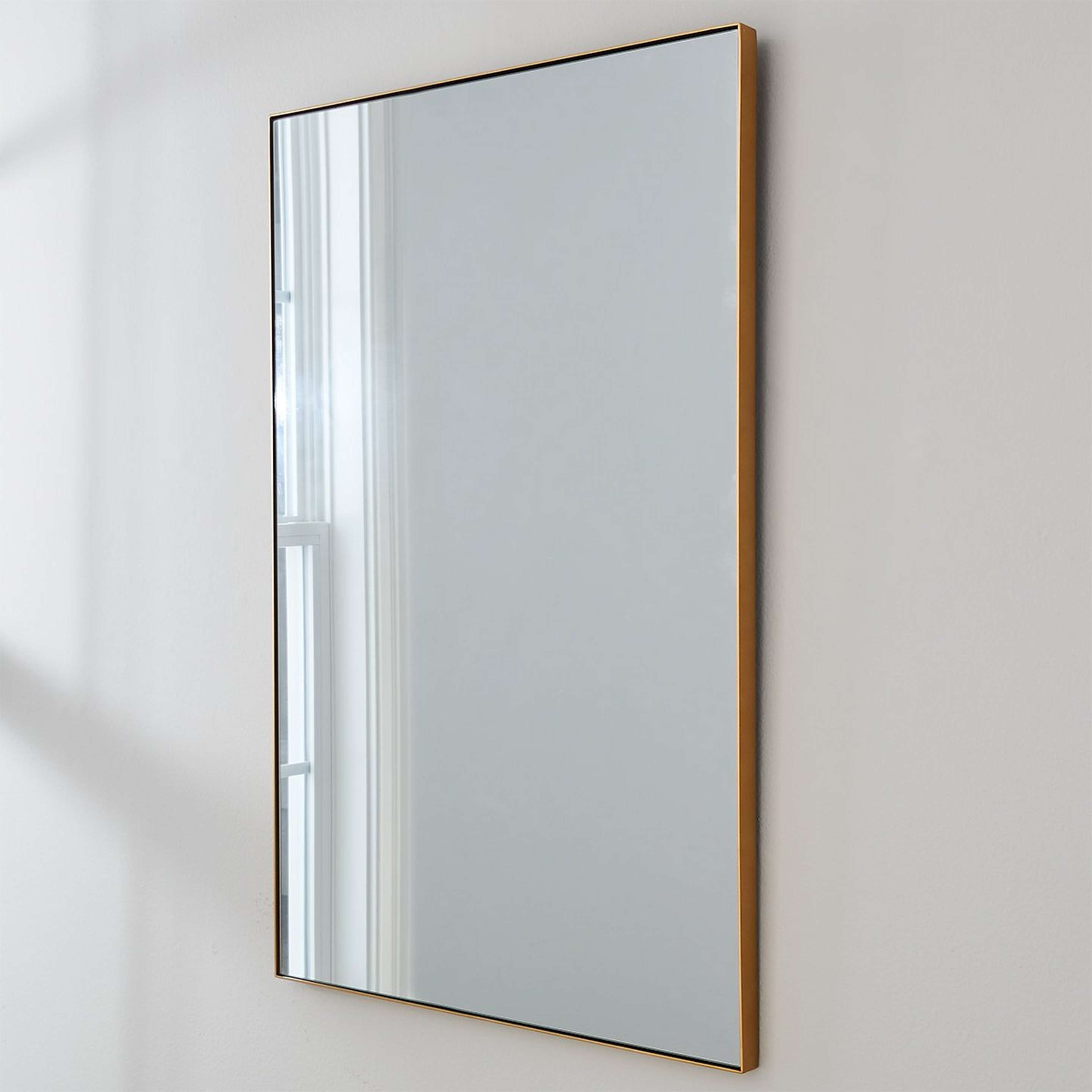 A Arquet Mirror with Gold color