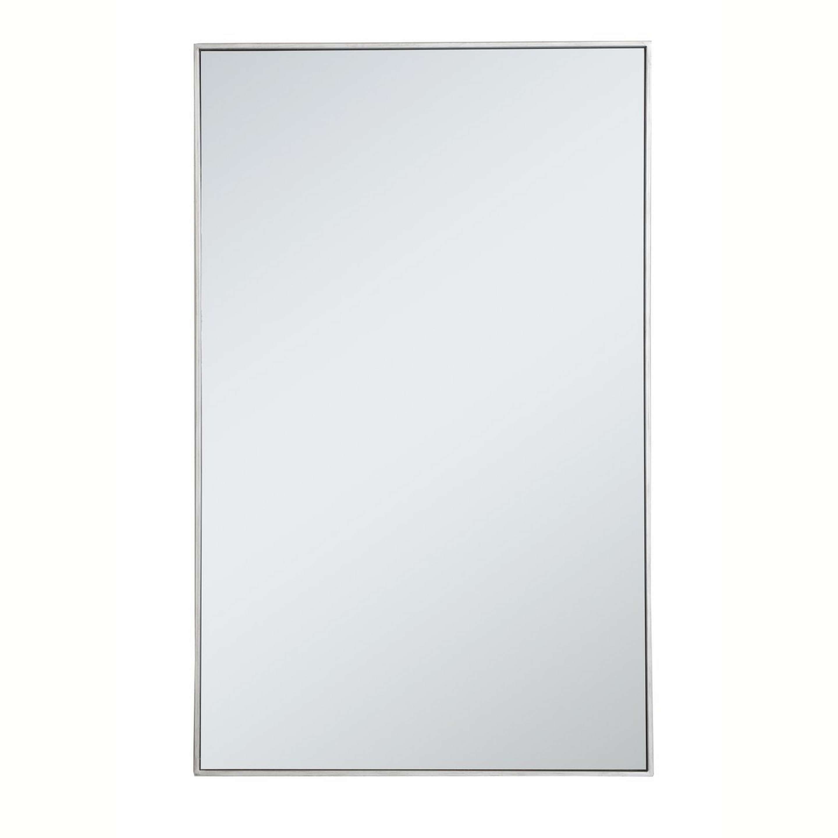 A Linework Mirror - 30x48 with Silver color