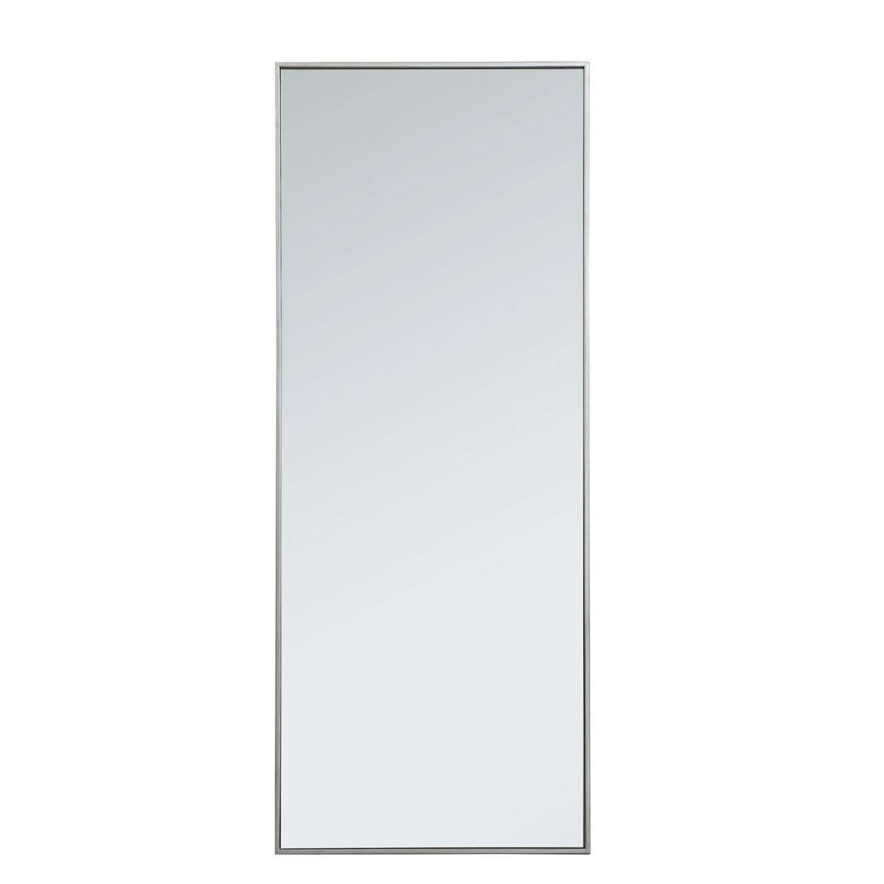 A Linework Mirror - 24x60 with Silver color