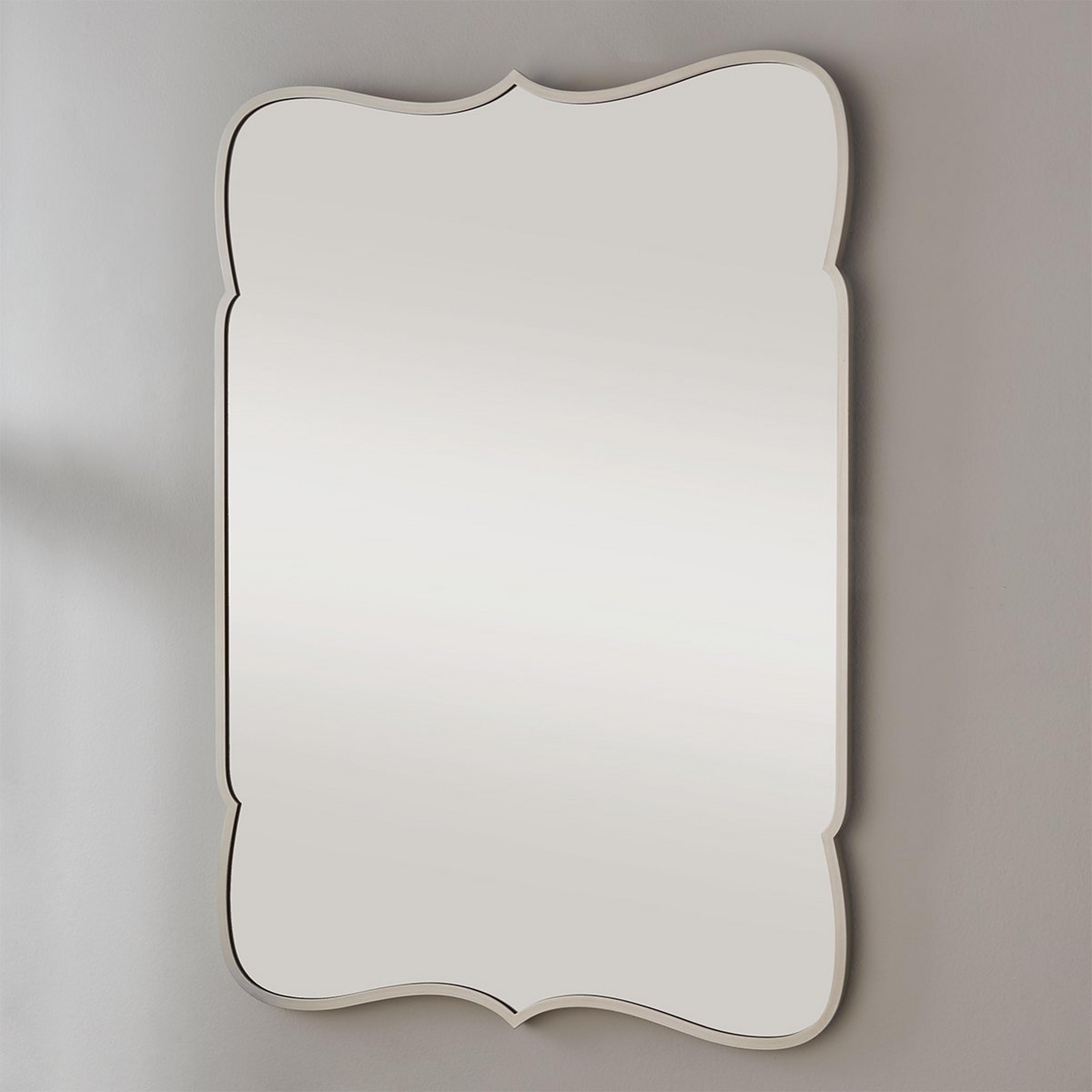 A Koinu Mirror with Silver  color