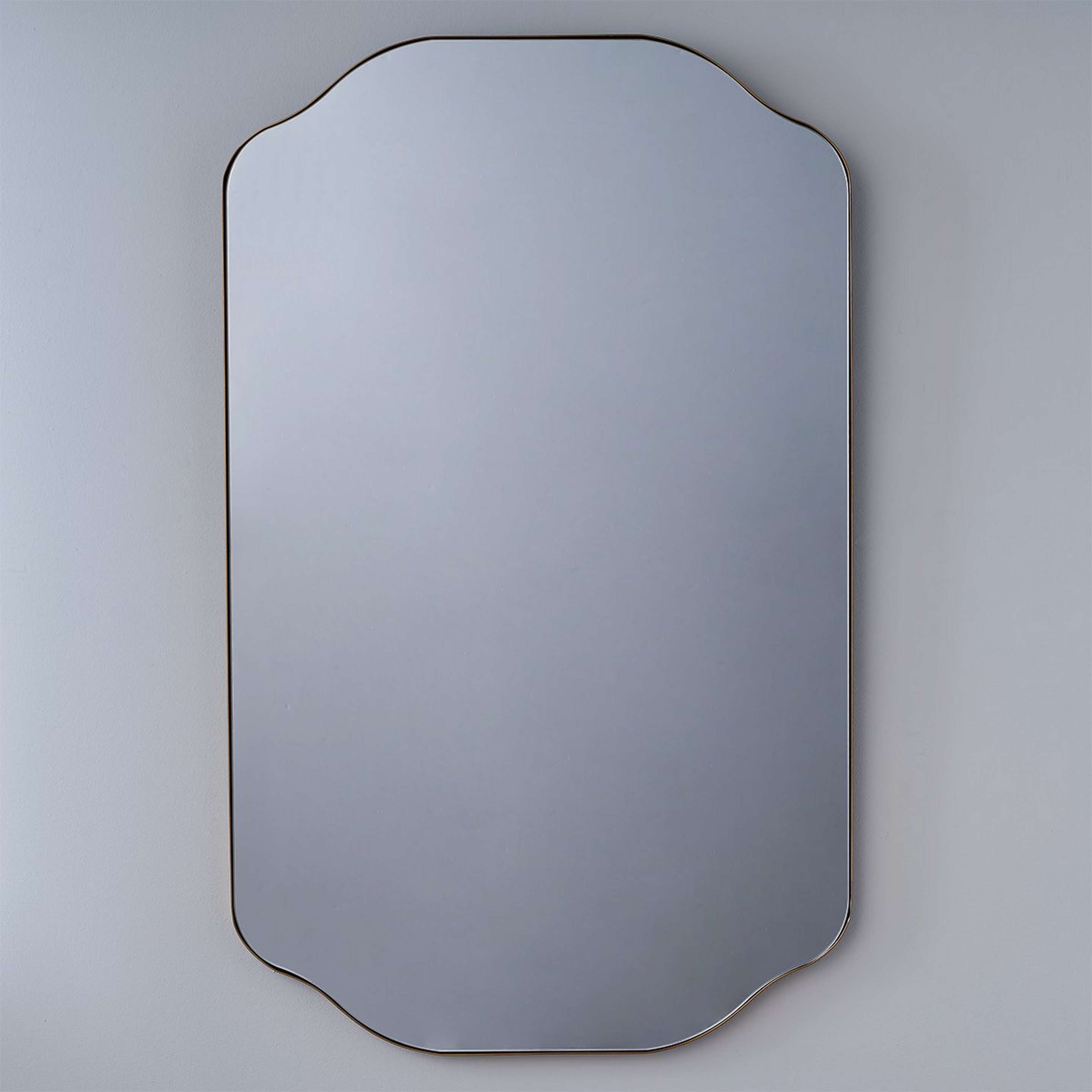 A Ciaran Mirror with Gold color