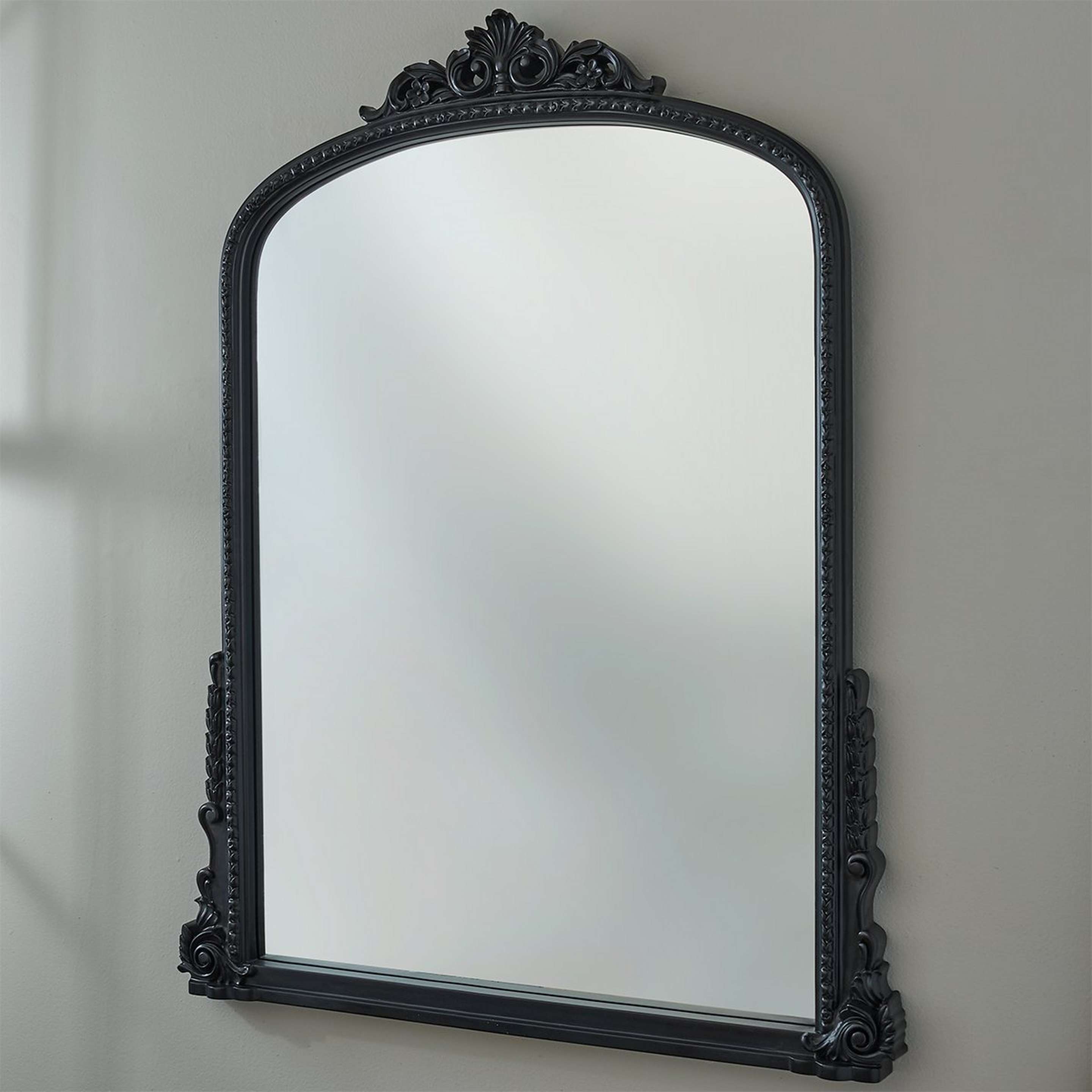 A Adaline Mirror with Brushed Black color