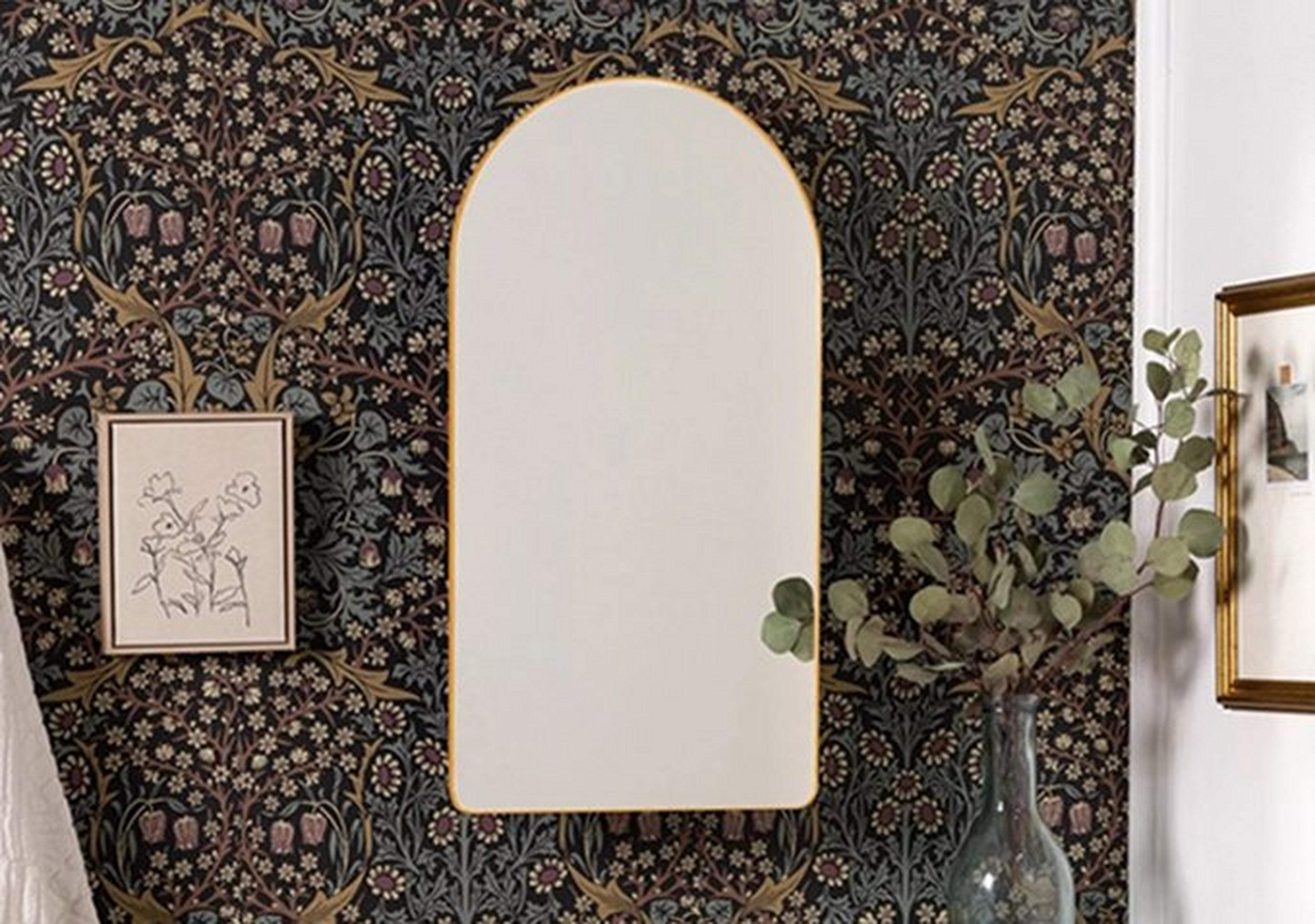 Gold Ianua Medicine Cabinet Mirror