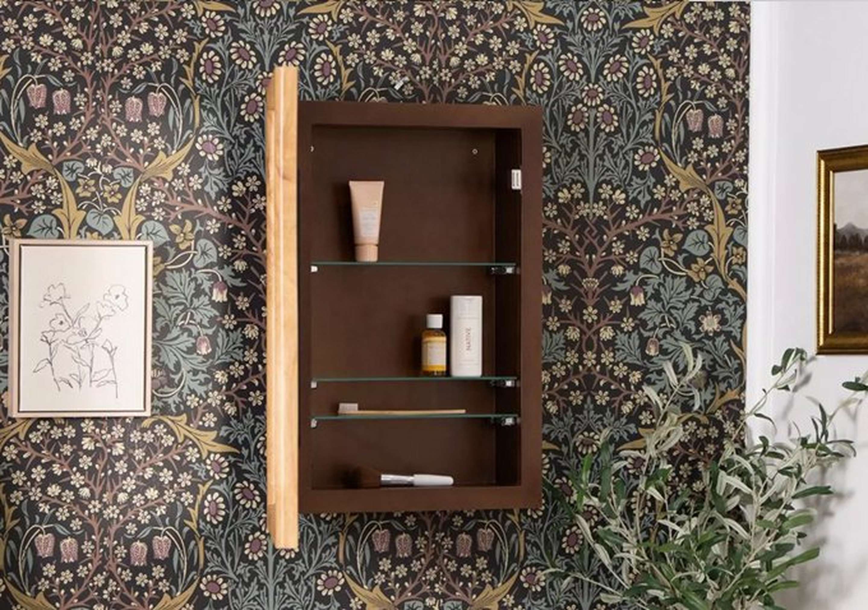 Mongo Medicine Cabinet Mirror