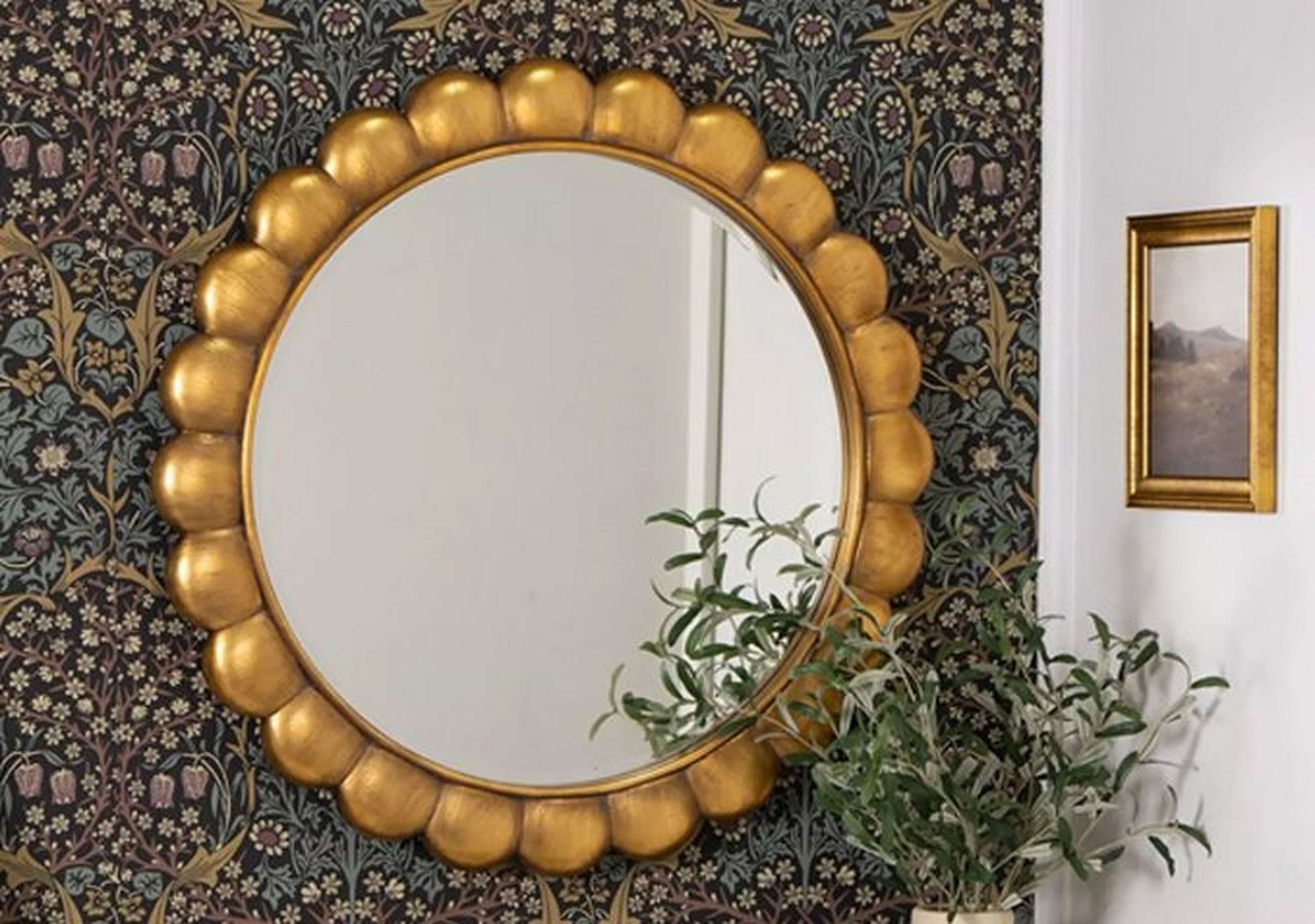 Gold Reinsfield Mirror