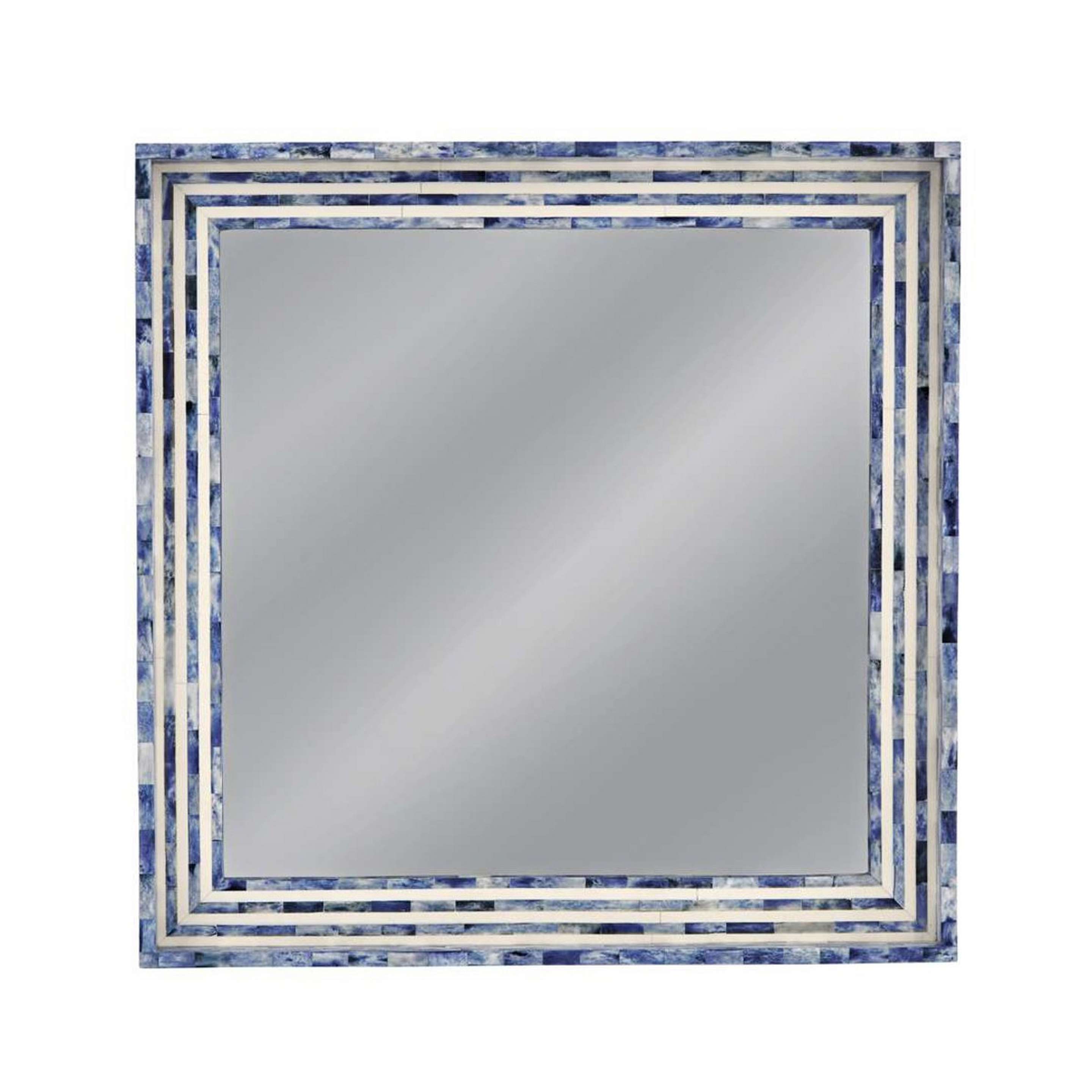 A Colvin Mirror with Blue / White color