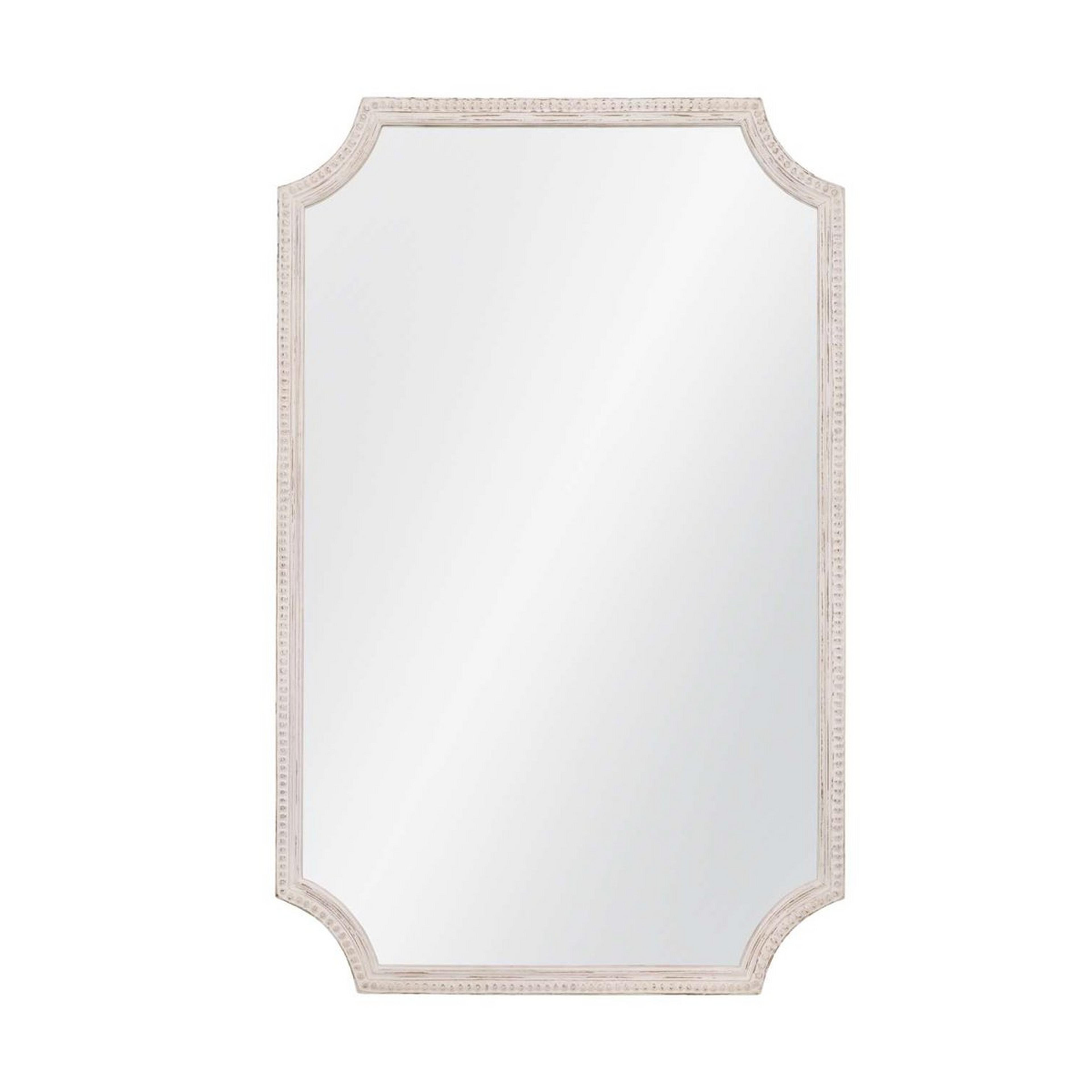 A Covena Mirror with Whitewash Wood color
