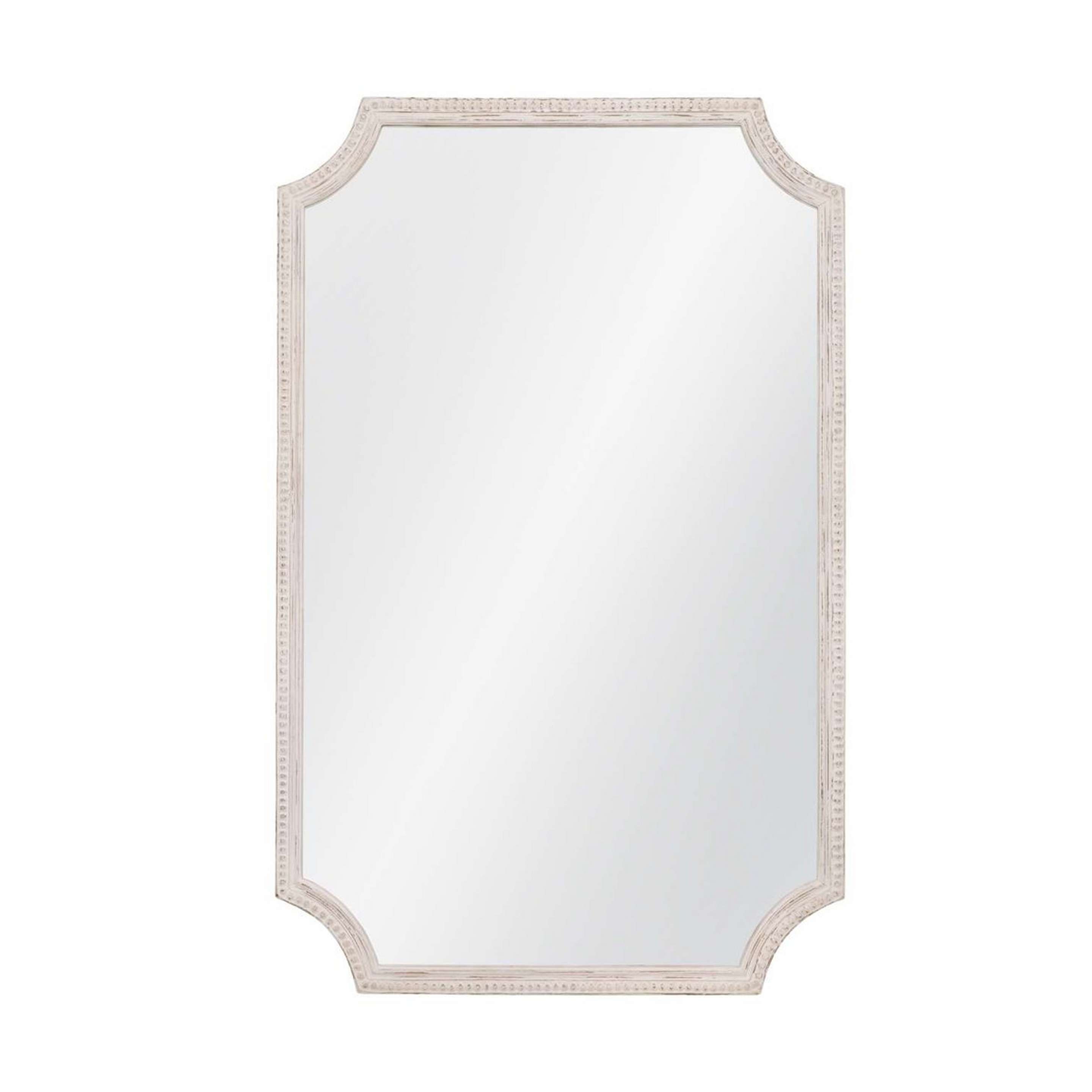 A Covena Mirror with Whitewash Wood color