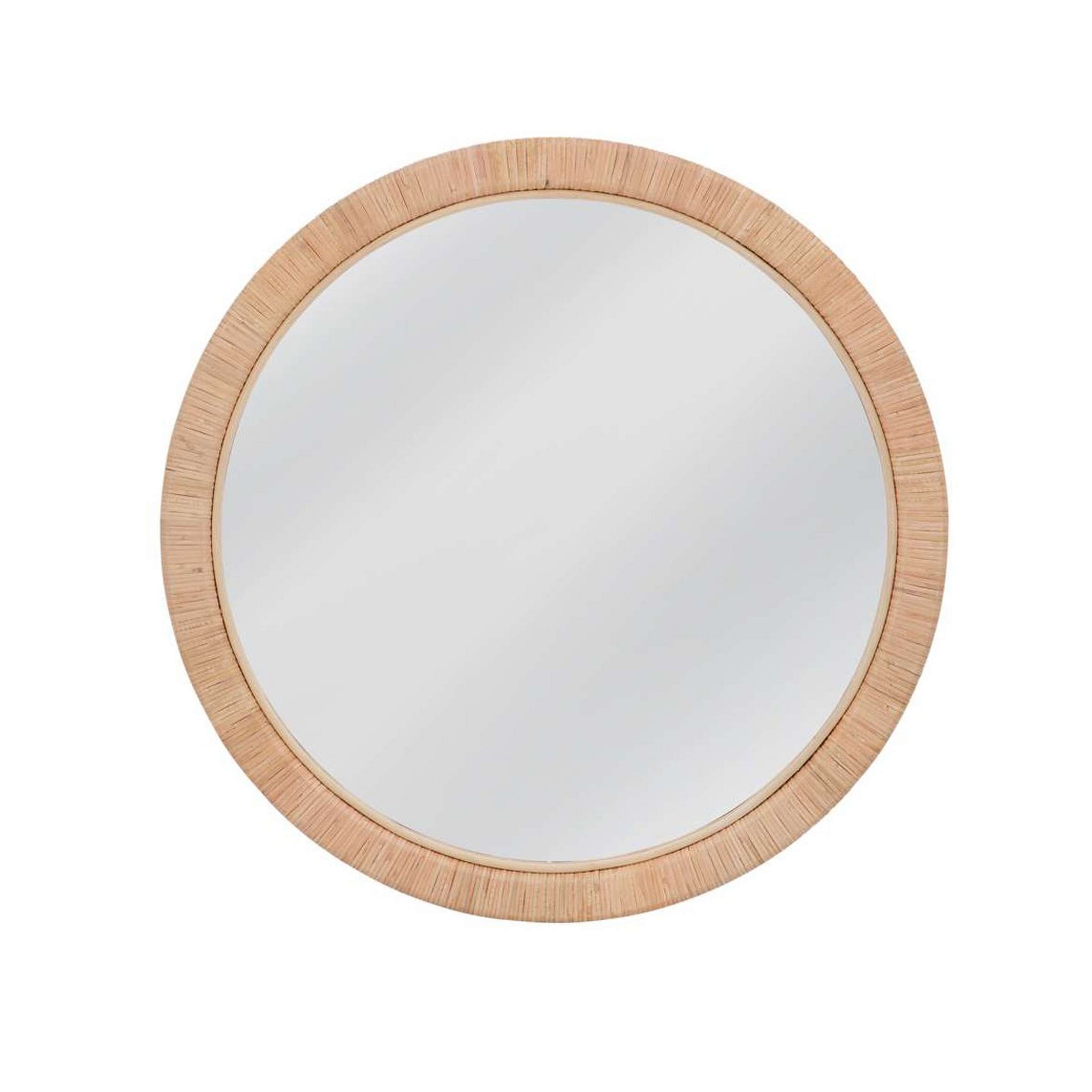 A Falkland Mirror with Natural Rattan color