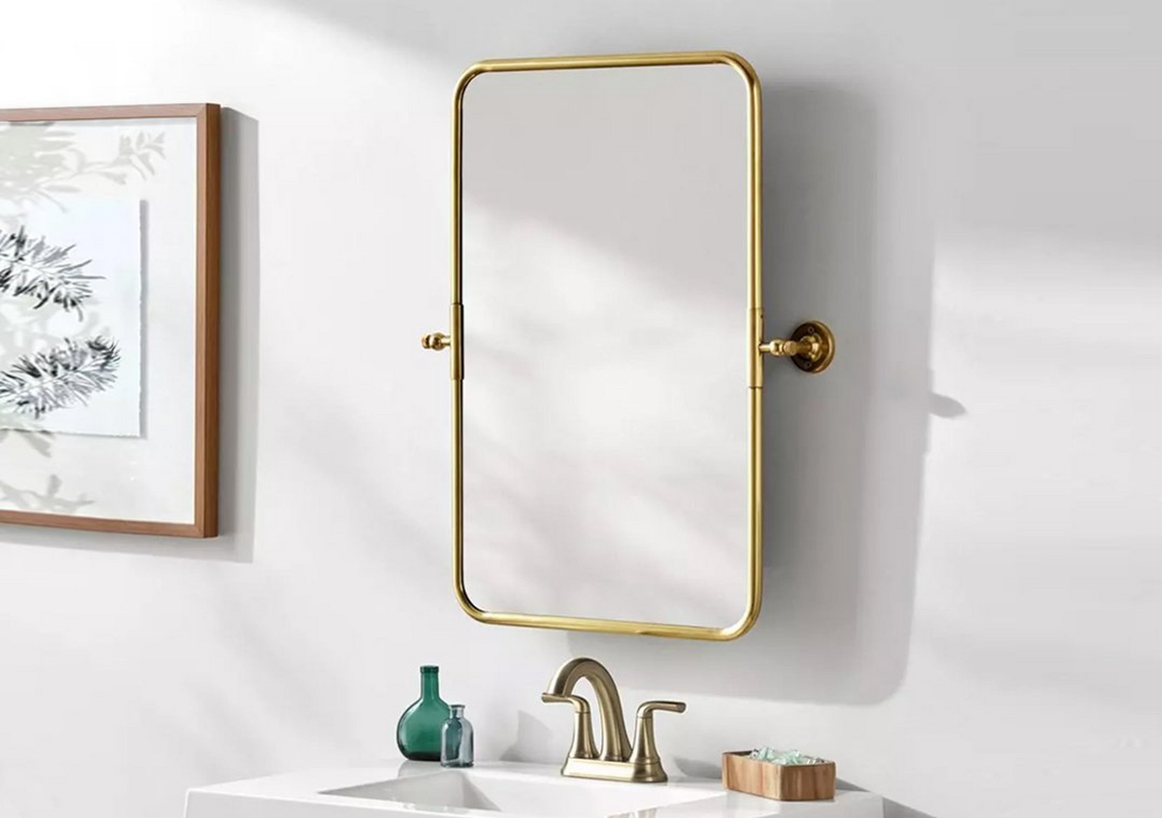 Brass Mooreland Tilt Mirror